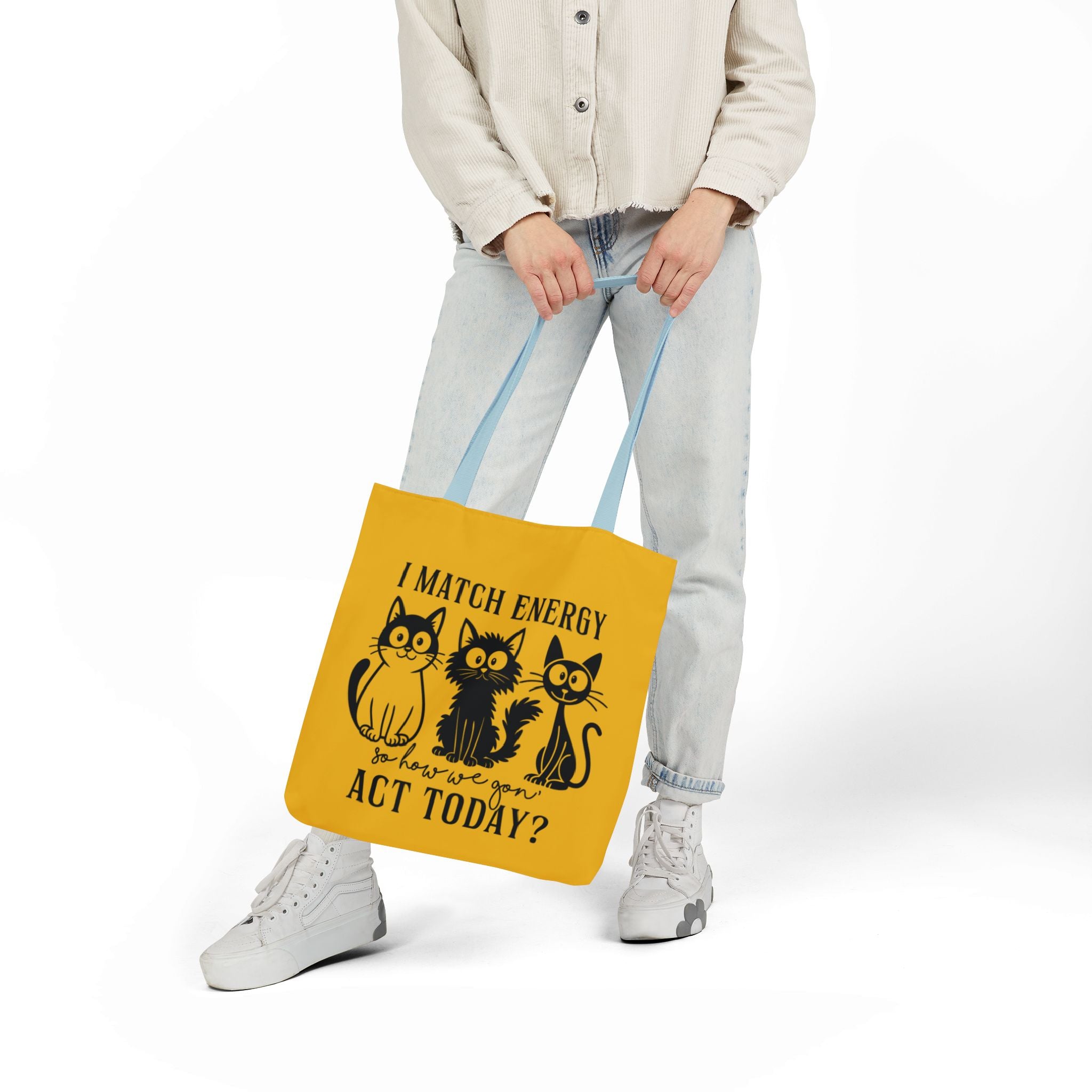 Cute Yellow Canvas Tote – Reusable Bag