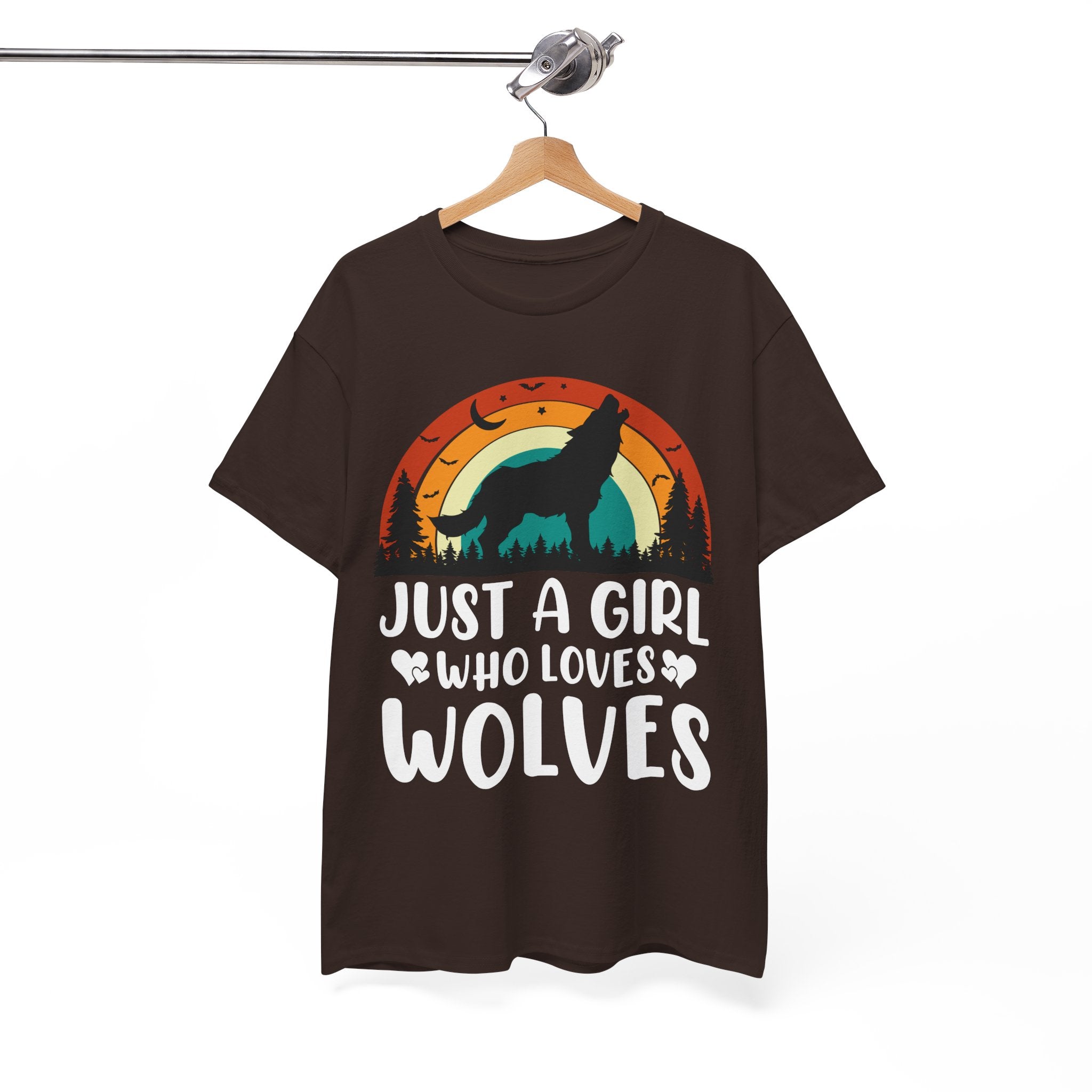 Vintage Wolf Lover Girl Tee | Gallory Hive