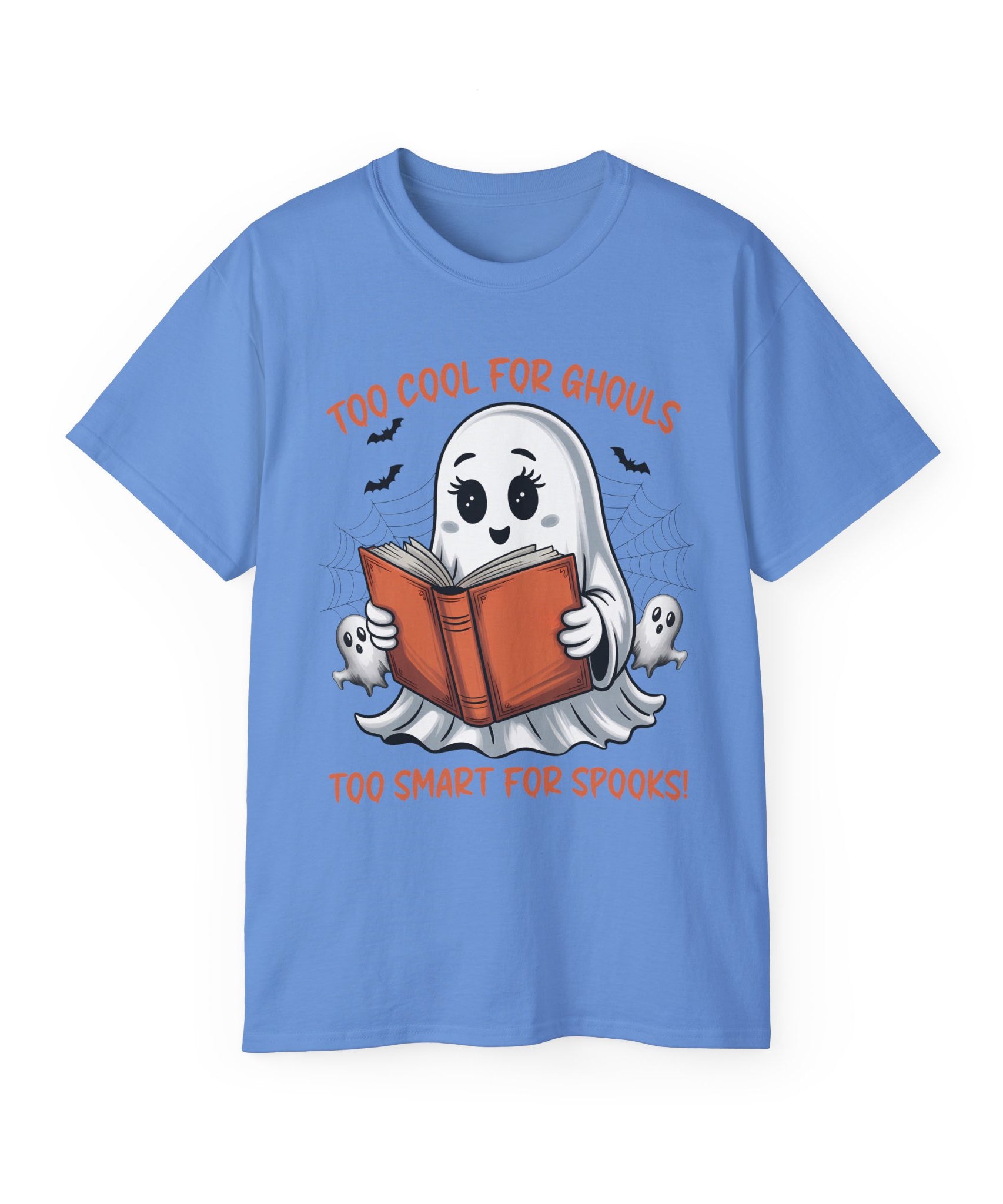 Cute Ghost Book T-Shirt Halloween