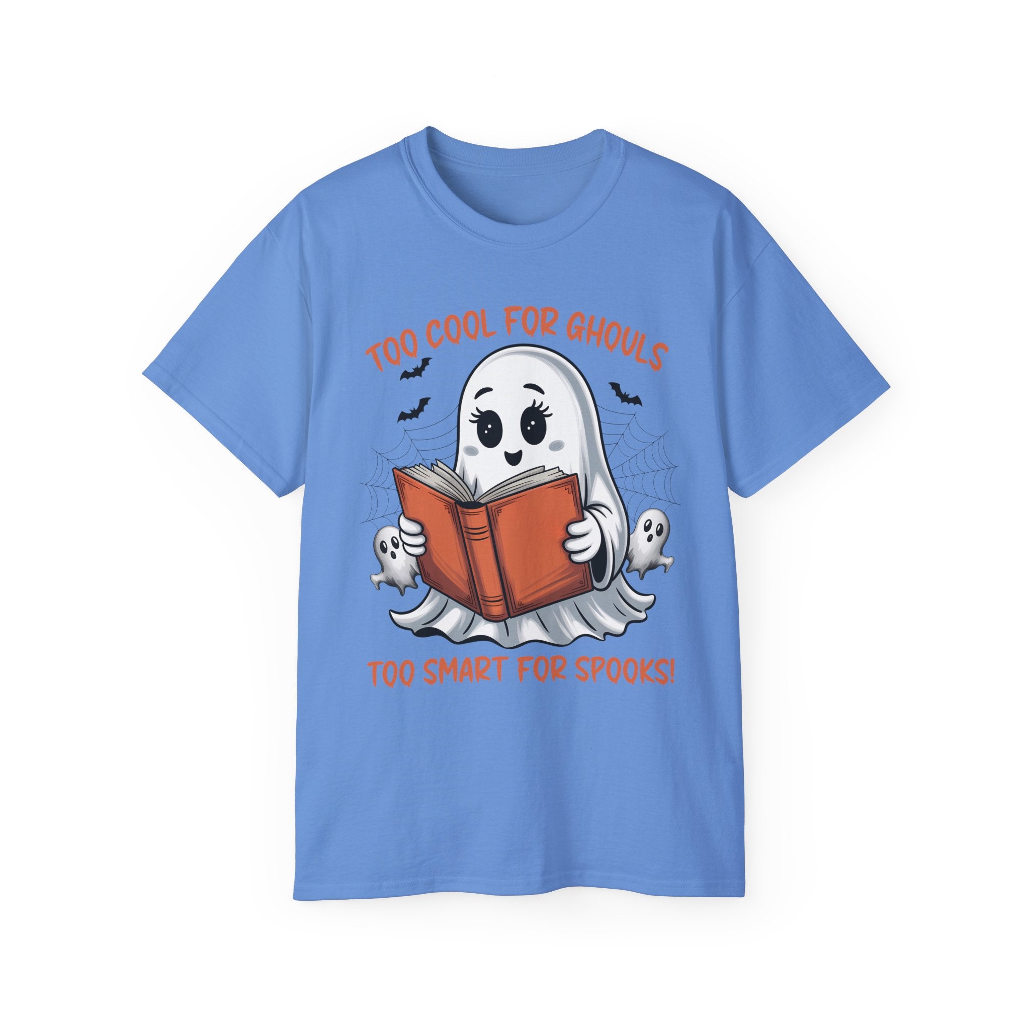 Cute Ghost Book T-Shirt Halloween
