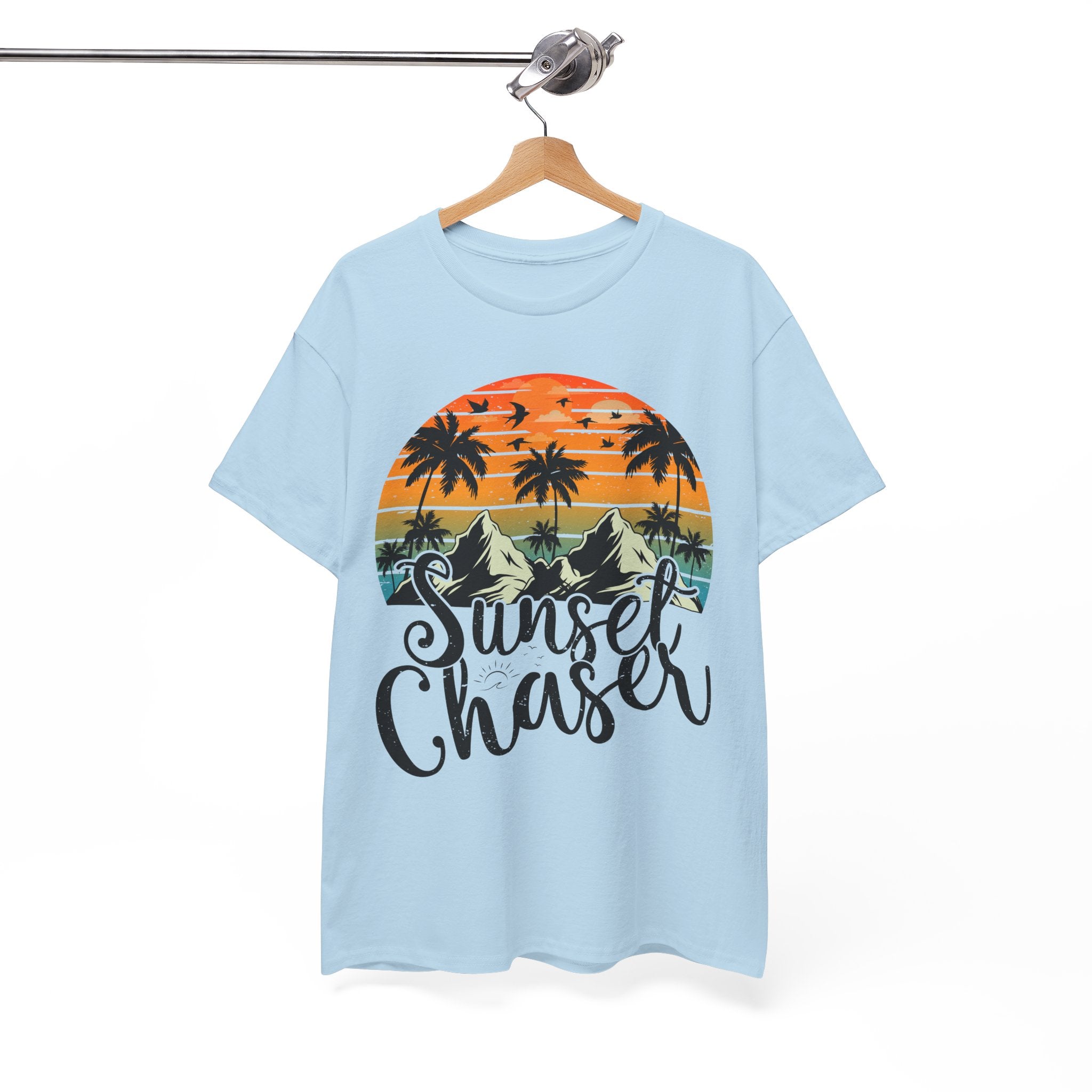 Sunset Surf Tee – Tropical & Mountain Vibes