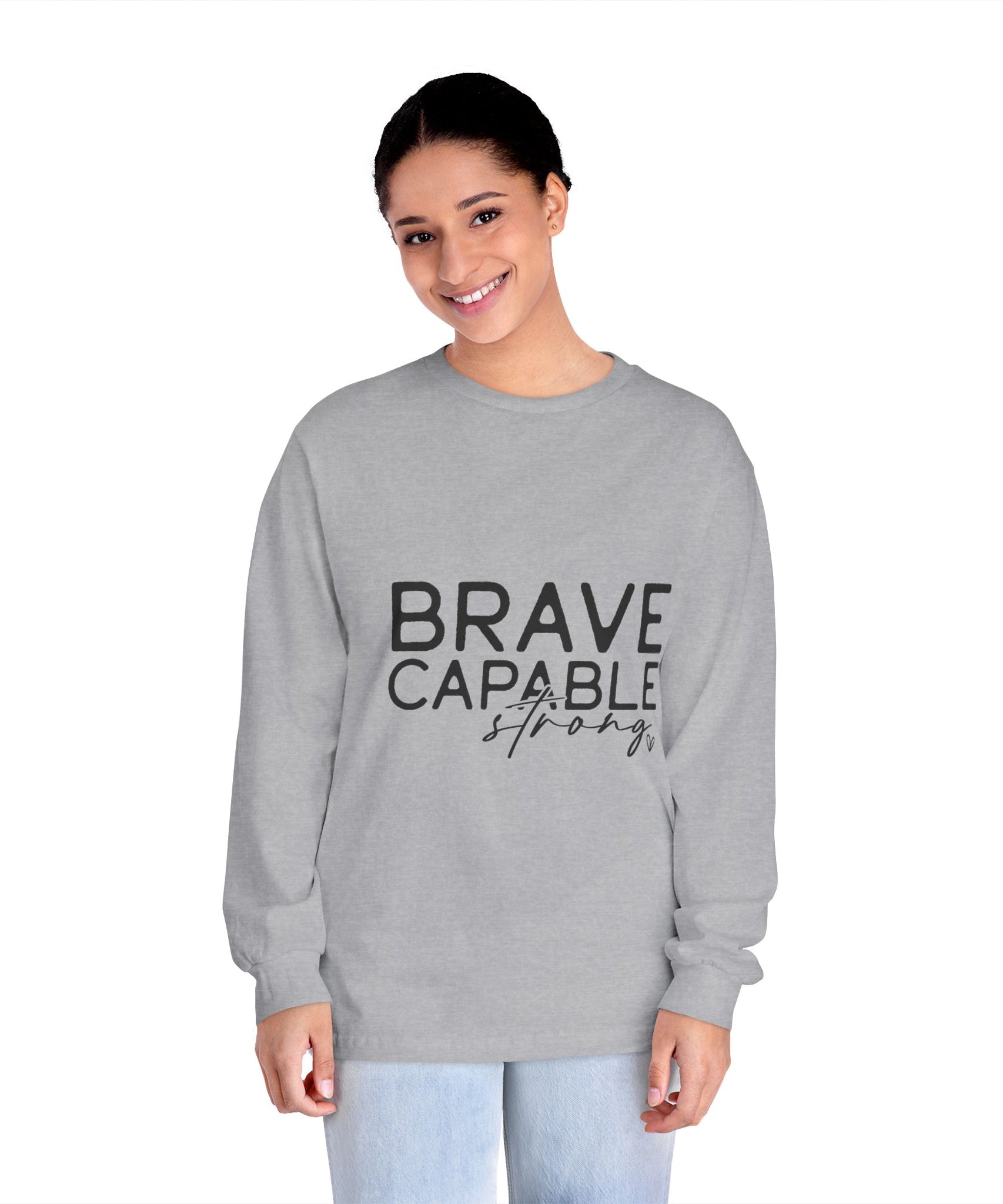 Unisex Motivational Shirt – Brave & Capable Tee