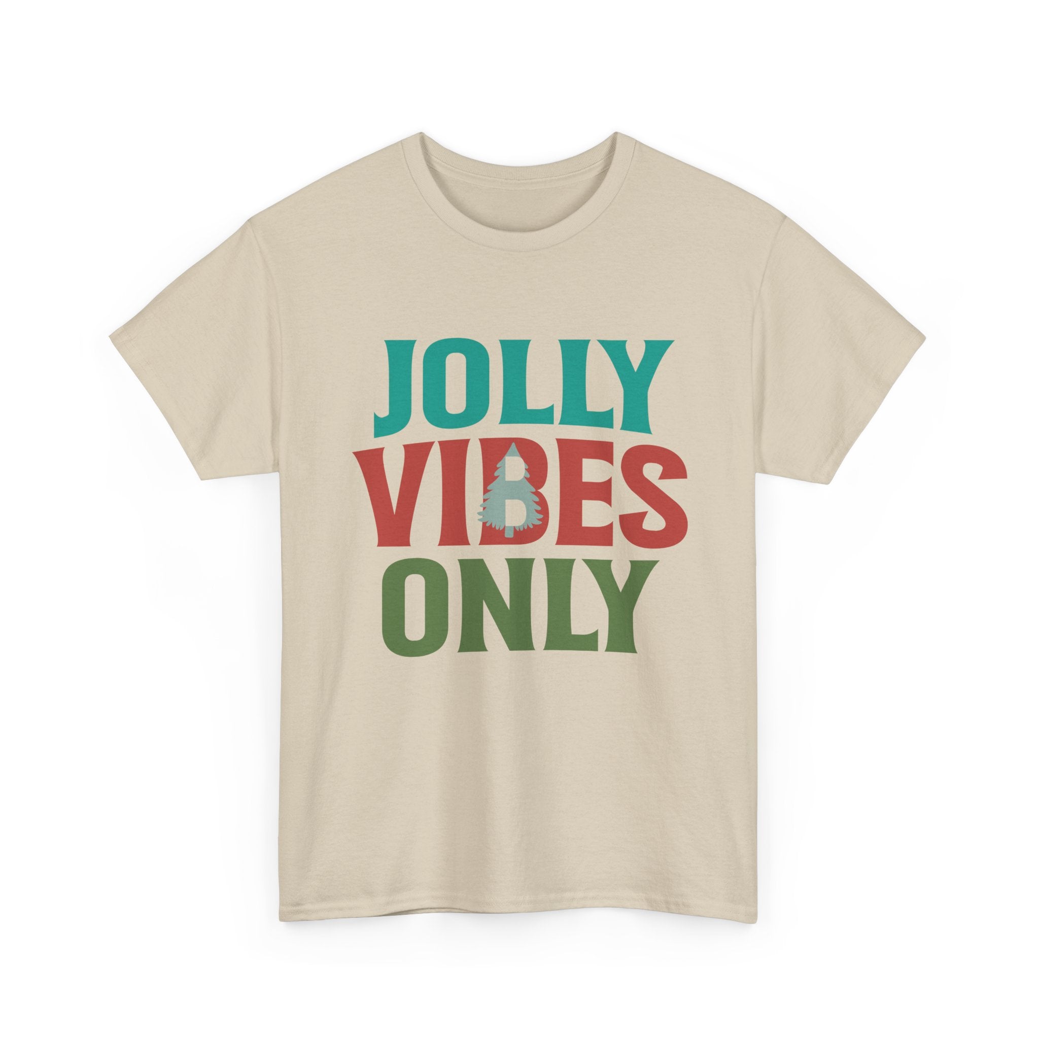 Festive Jolly Vibes Christmas T-Shirt | Gallory Hive