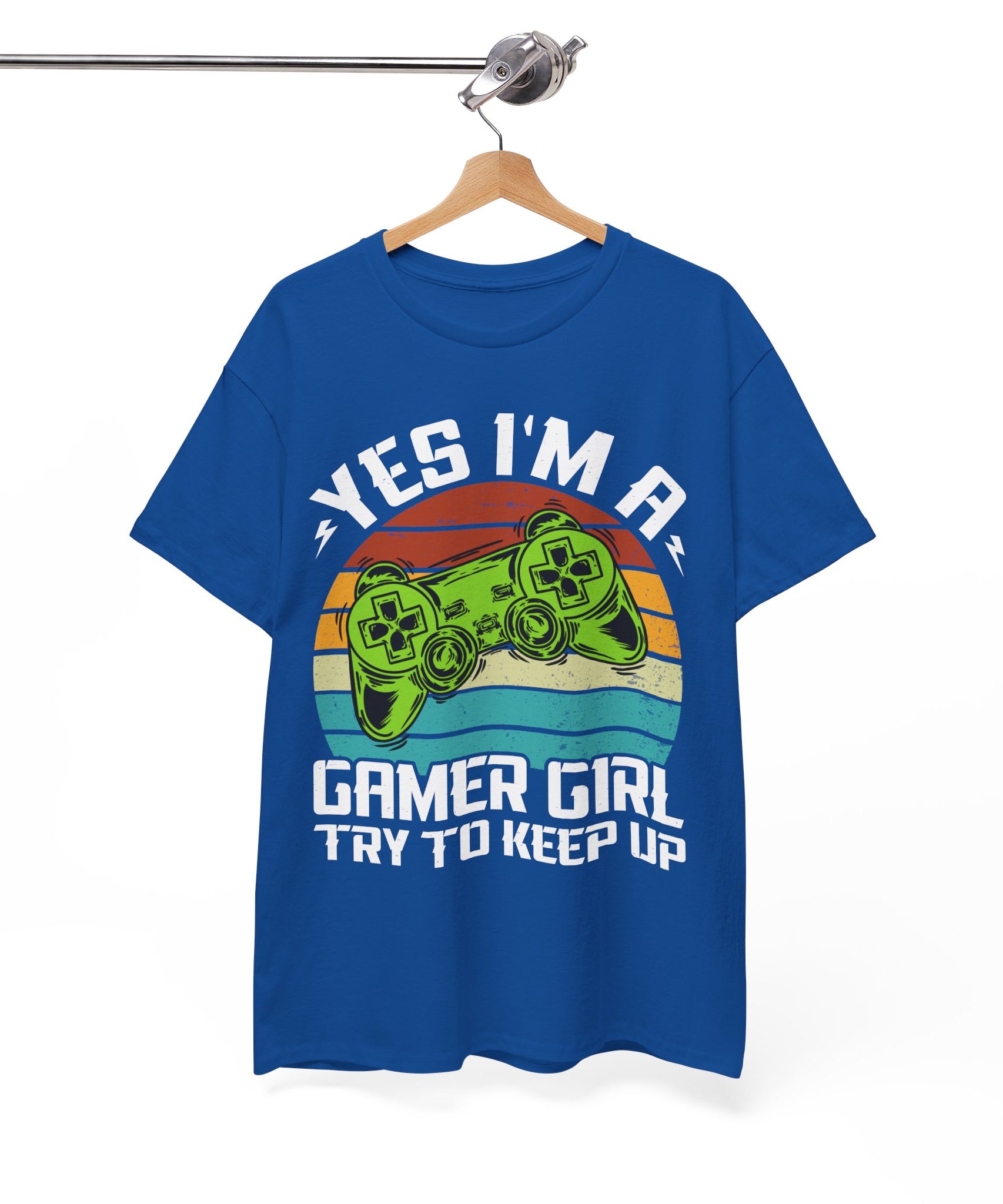 Retro Gamer Girl Tee - Gaming Vibes | Gallory Hive