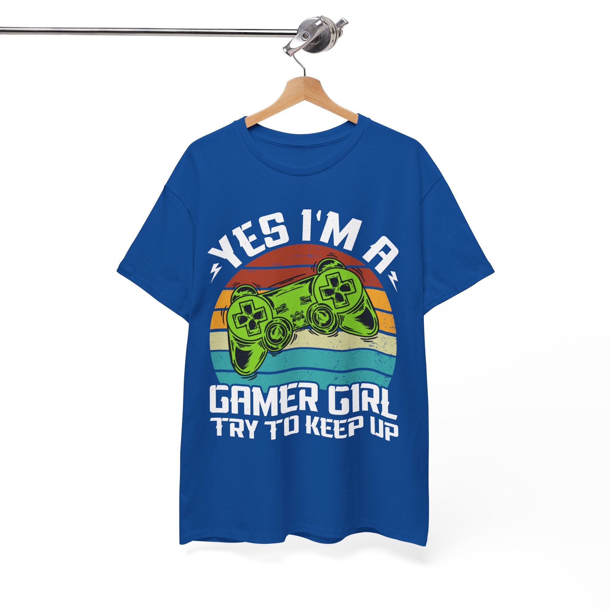 Retro Gamer Girl Tee - Gaming Vibes | Gallory Hive