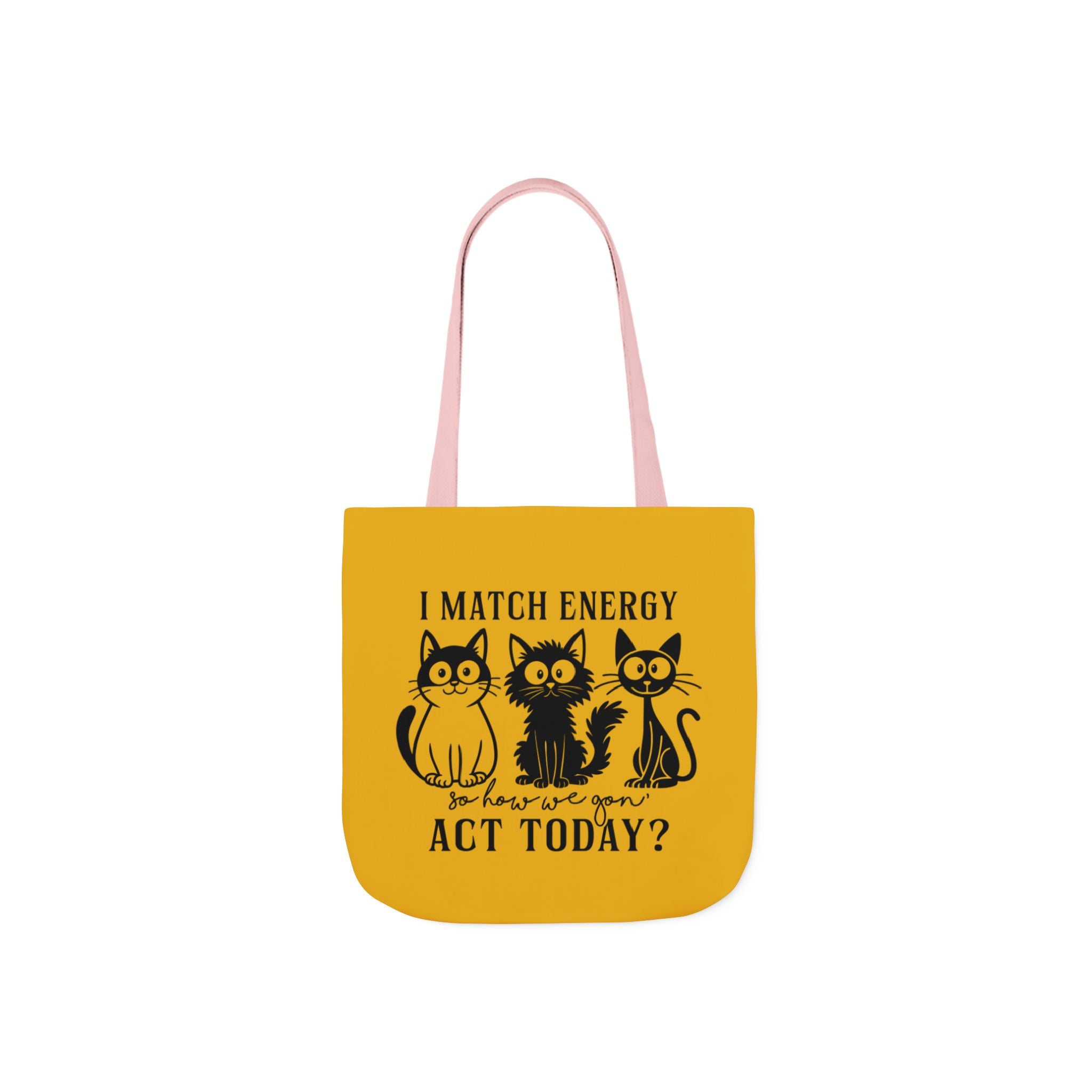 Cute Yellow Canvas Tote – Reusable Bag