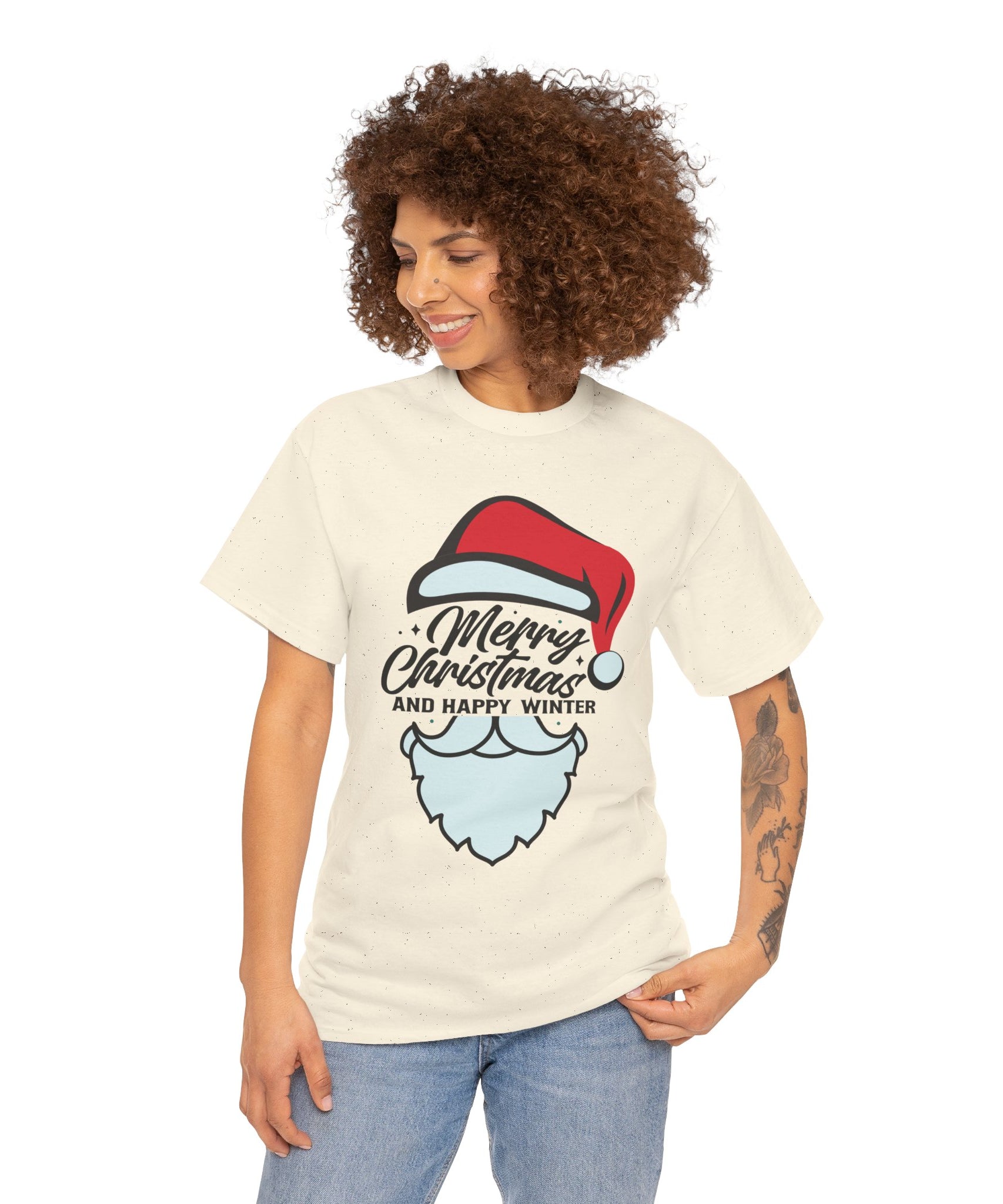 Festive Santa Beard Christmas Shirt | Gallory Hive