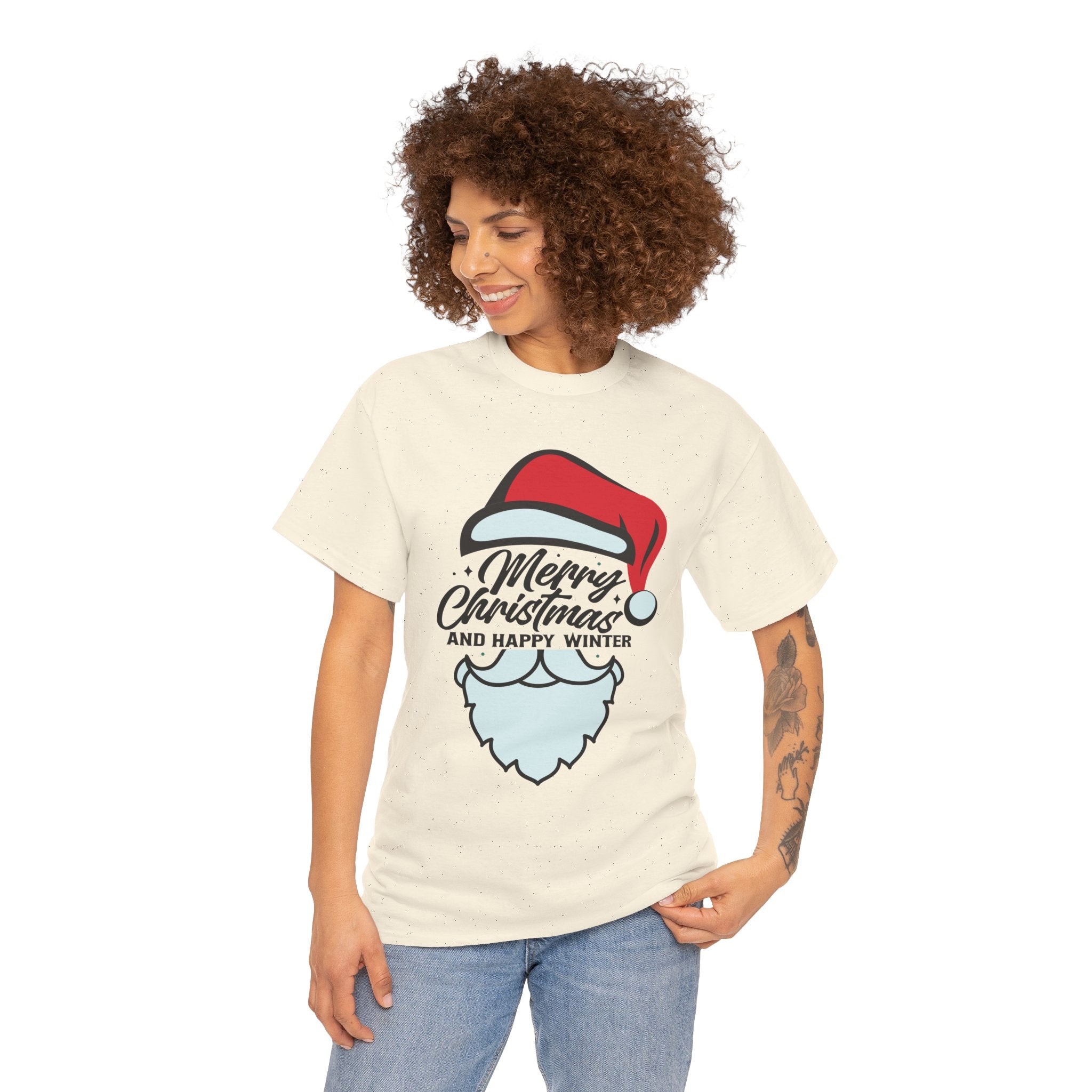 Festive Santa Beard Christmas Shirt | Gallory Hive