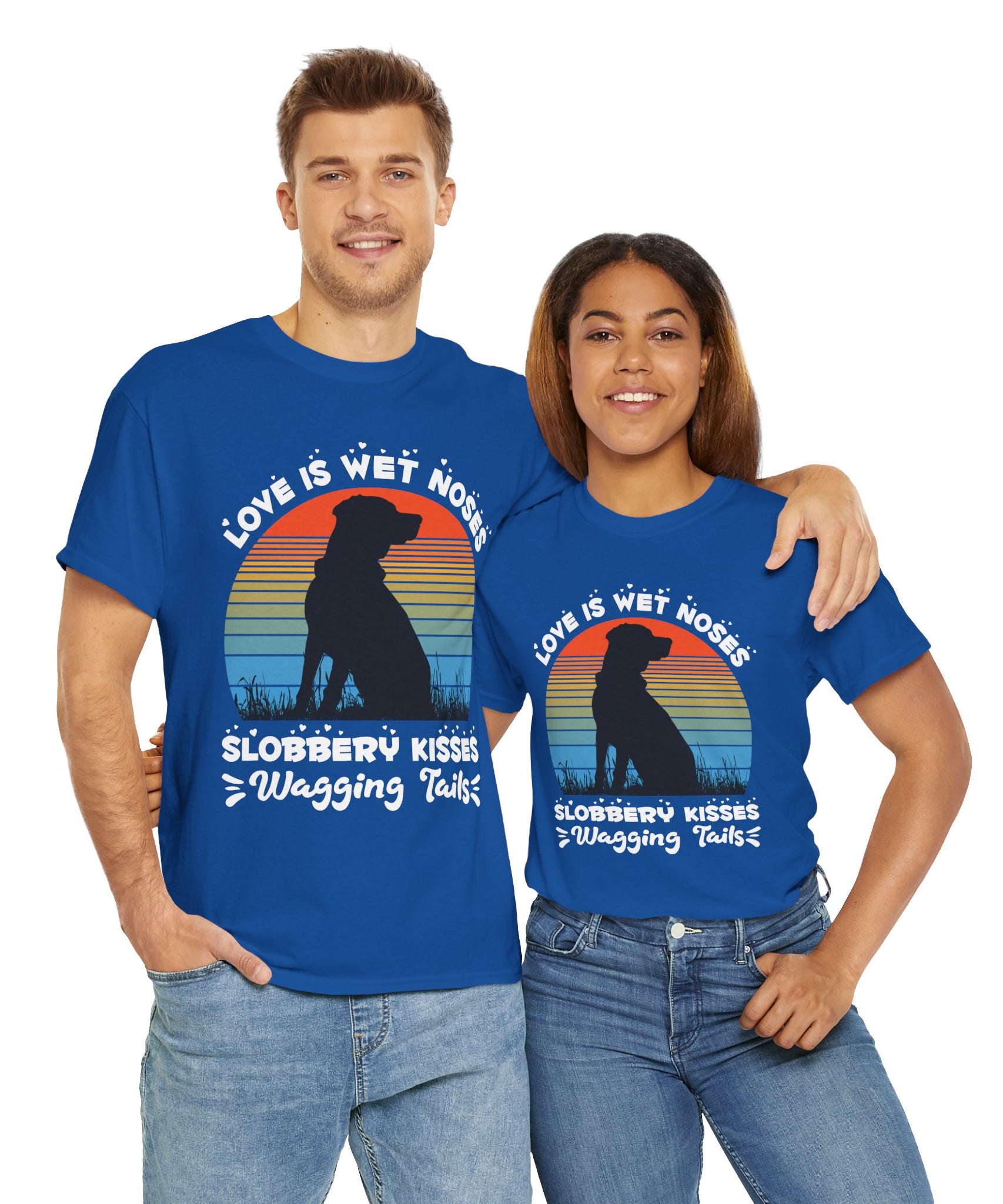 Funny Dog Lover Graphic Tee - Wet Noses