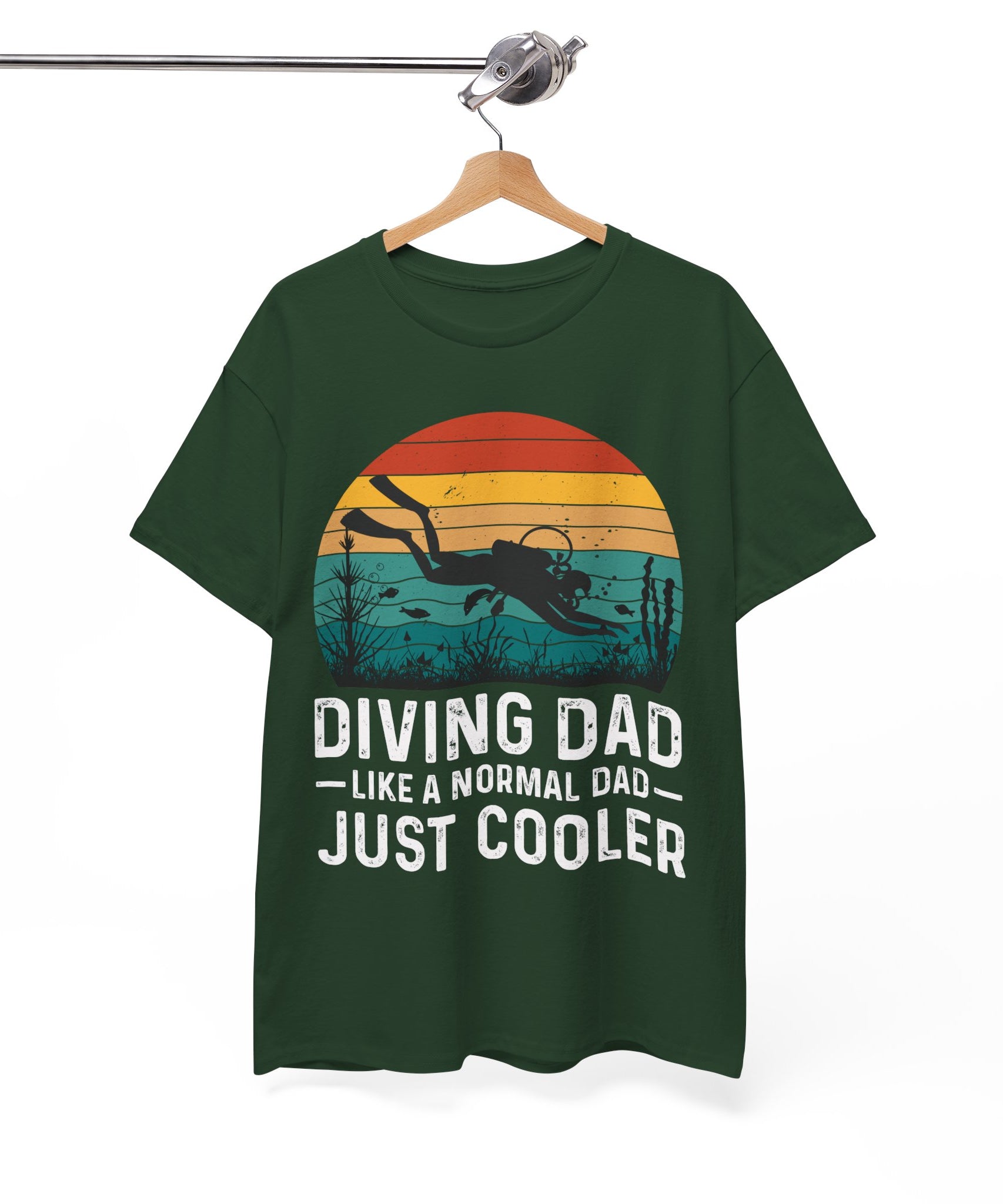 Diving Dad T-Shirt - Retro Scuba Design