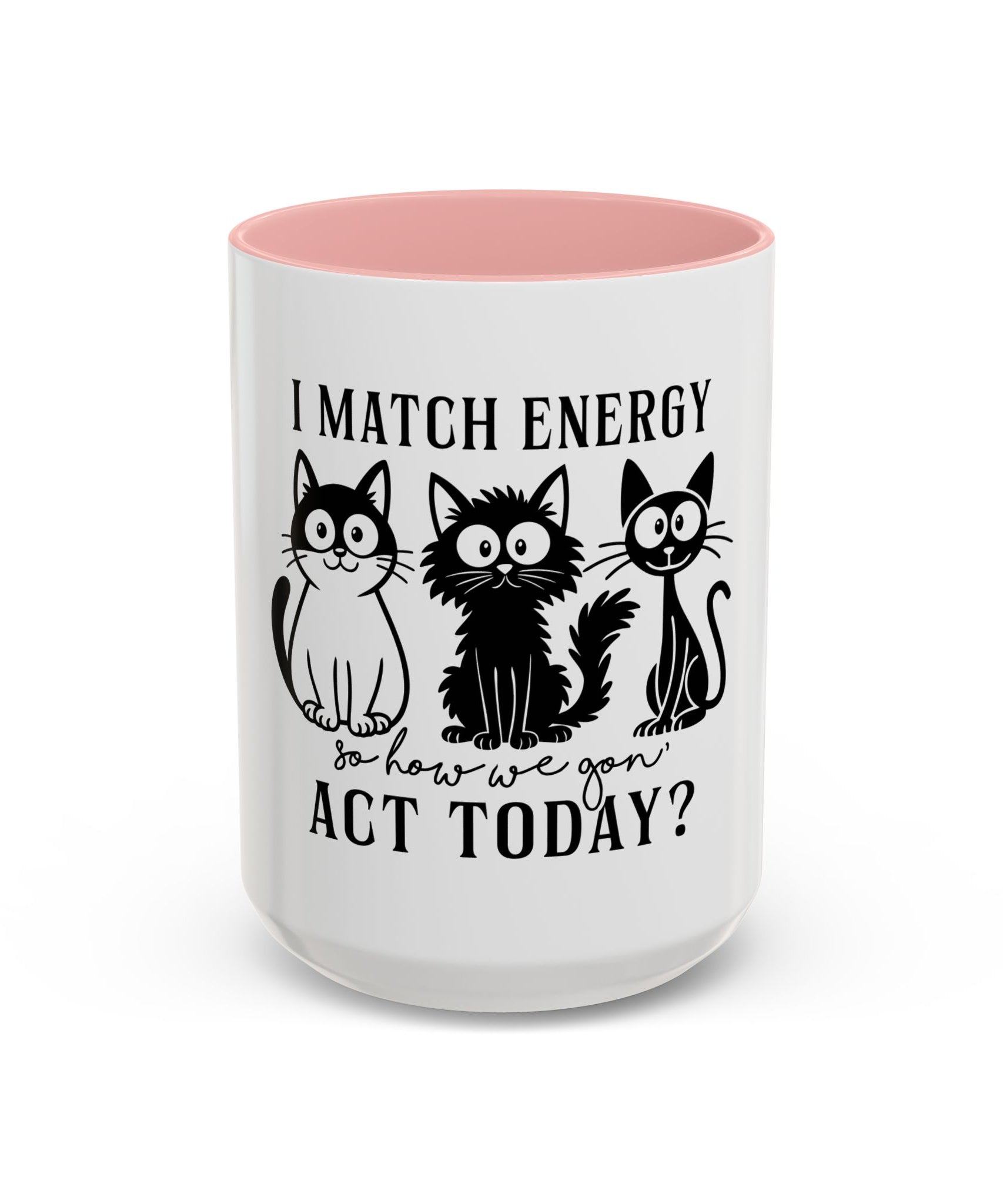 Quirky Cat Coffee Mug, Fun Kitty Mug for Cat Lovers, Gift for Pet Owners, Unique Cat-Themed Drinkware, Cute Cat Lover Present