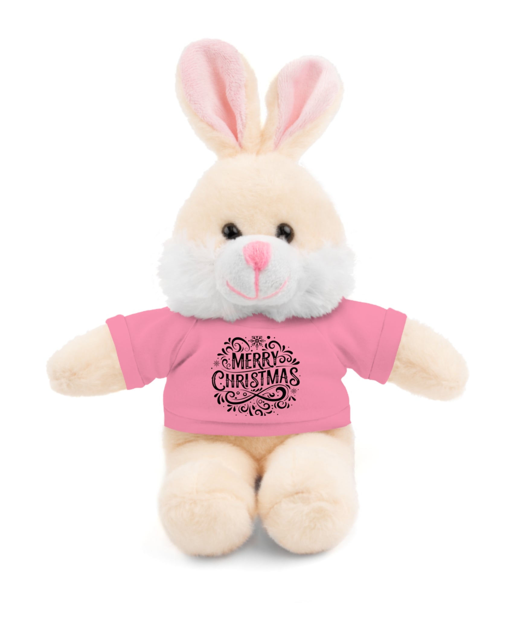 Festive Merry Christmas Stuffed Bunny | Gallory Hive