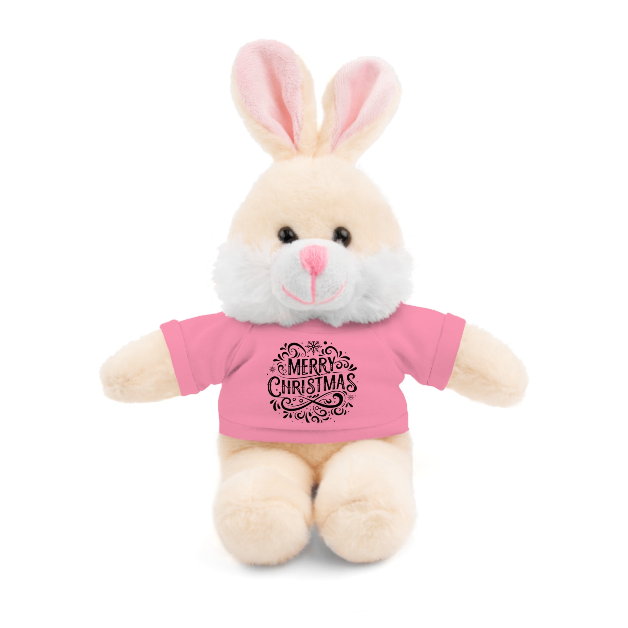 Festive Merry Christmas Stuffed Bunny | Gallory Hive