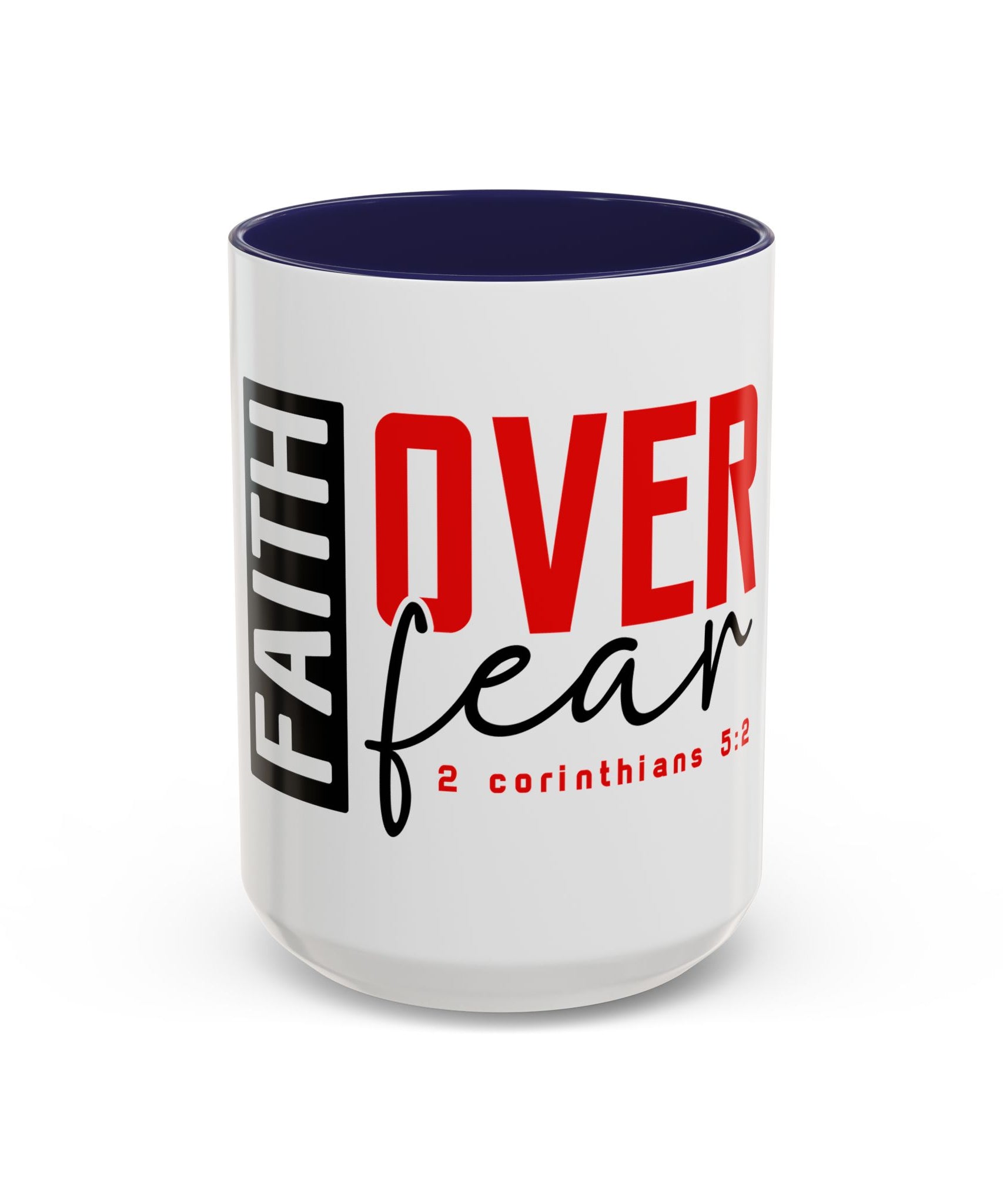 Faith Scripture Accent Coffee Mug | Gallory Hive
