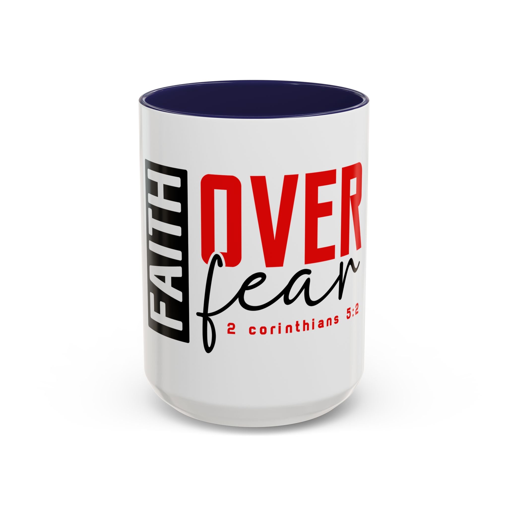 Faith Scripture Accent Coffee Mug | Gallory Hive