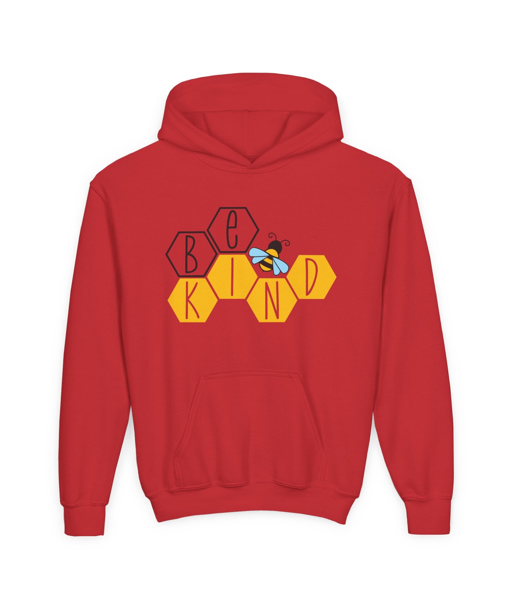 Unisex Kids Hoodie – Bee Kind & Cozy