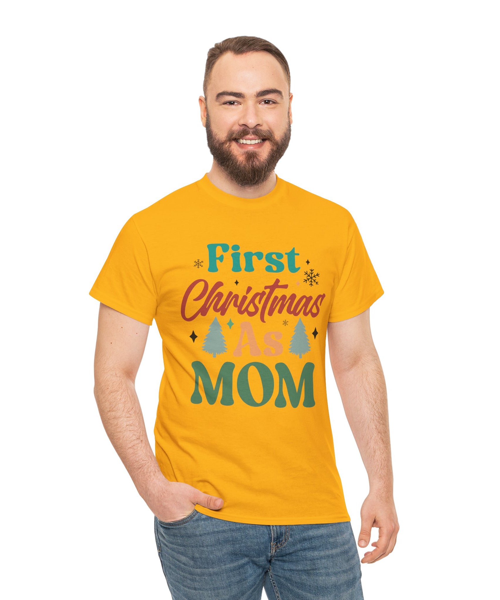 First Christmas as Mom T-Shirt | Gallory Hive