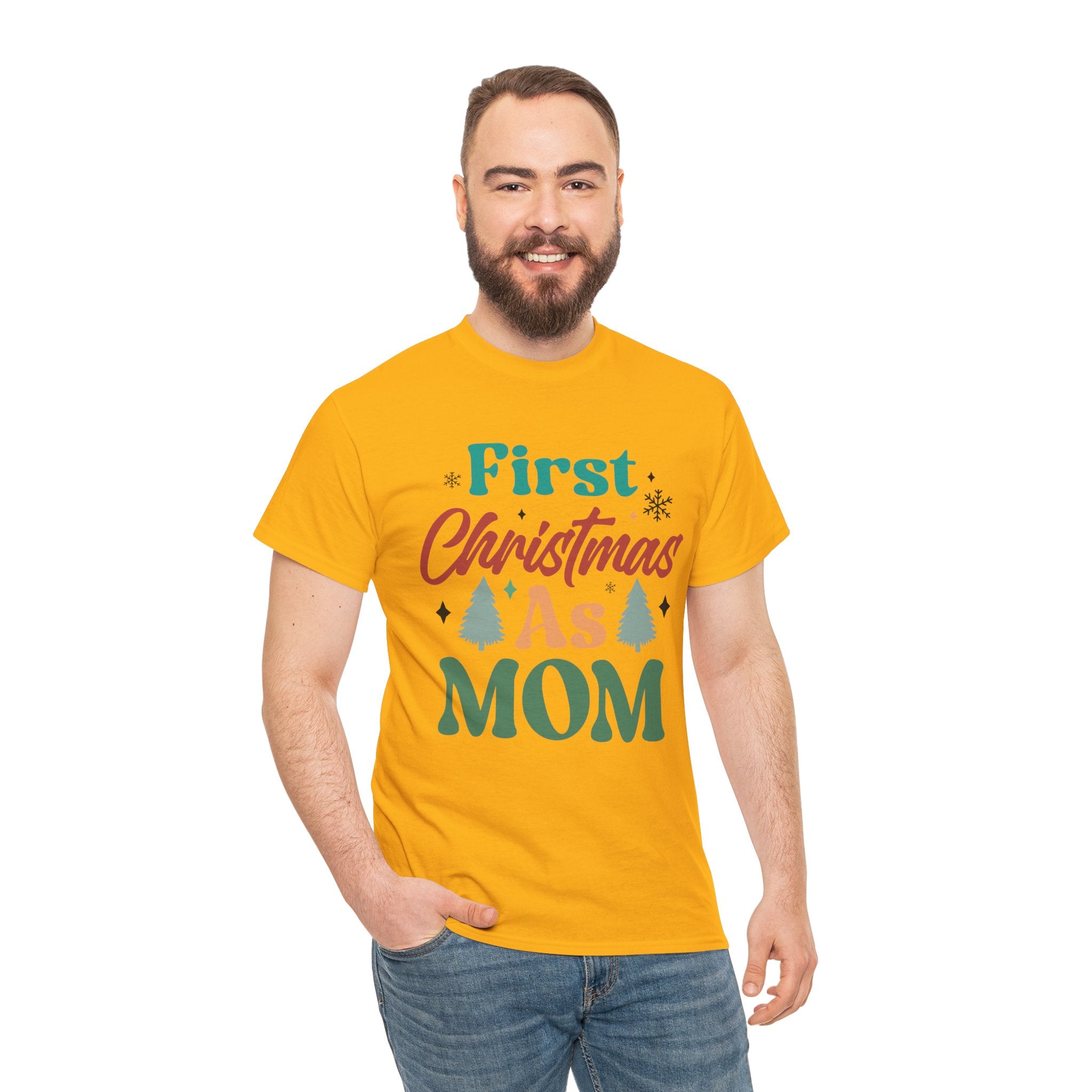 First Christmas as Mom T-Shirt | Gallory Hive