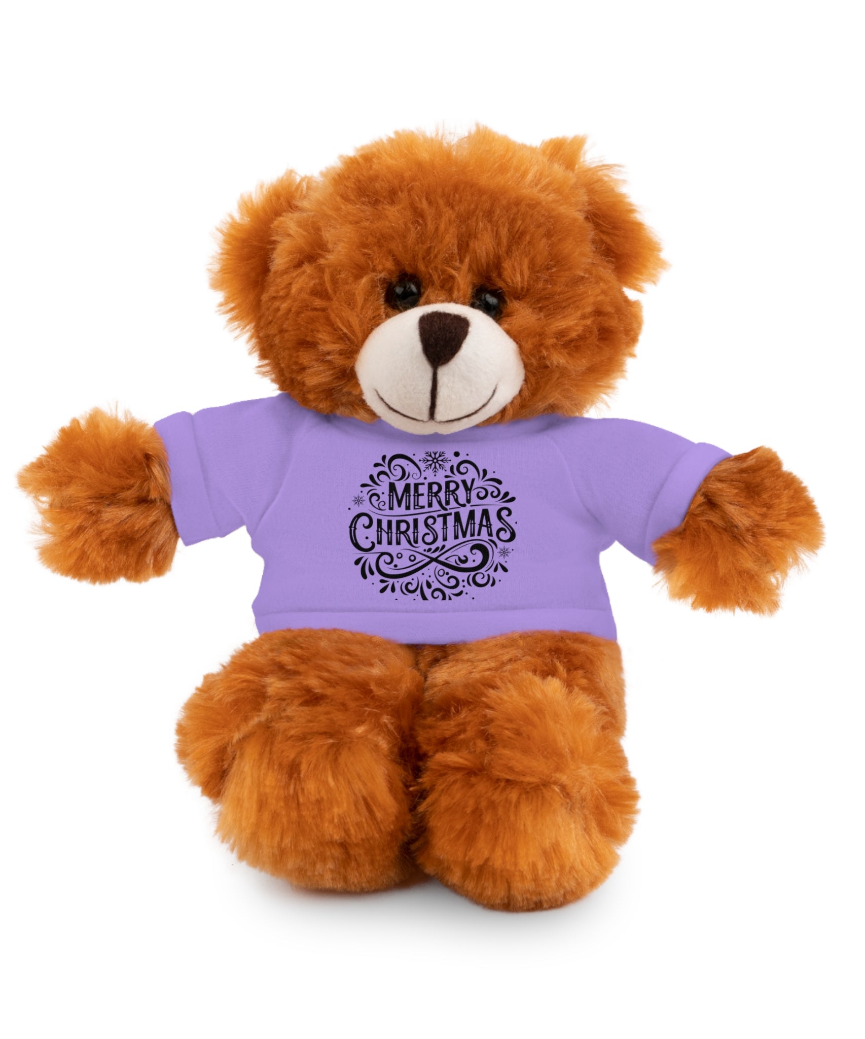 Festive Merry Christmas Stuffed Teddy Bear | Gallory Hive