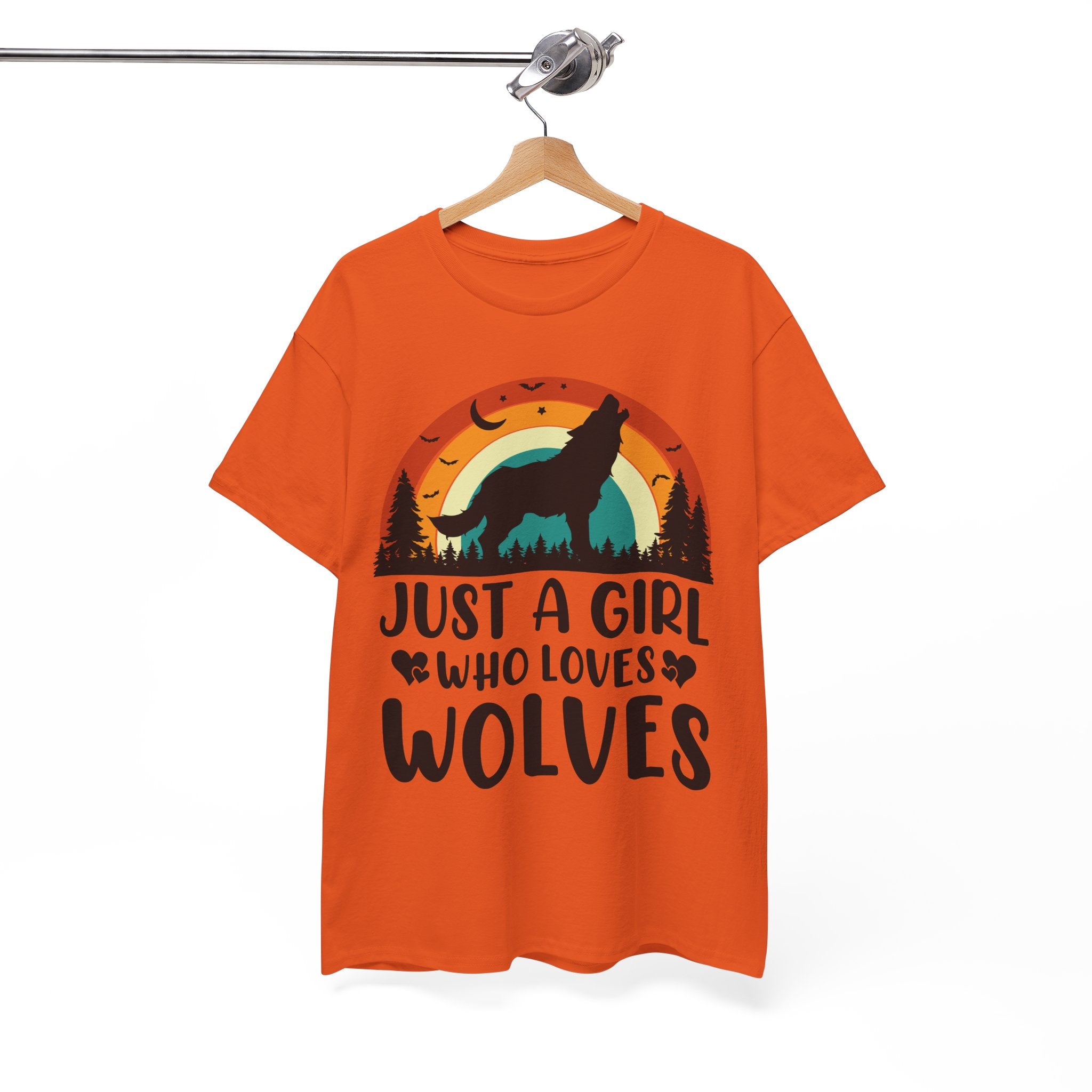 Vintage Wolf Lover Girl Tee | Gallory Hive