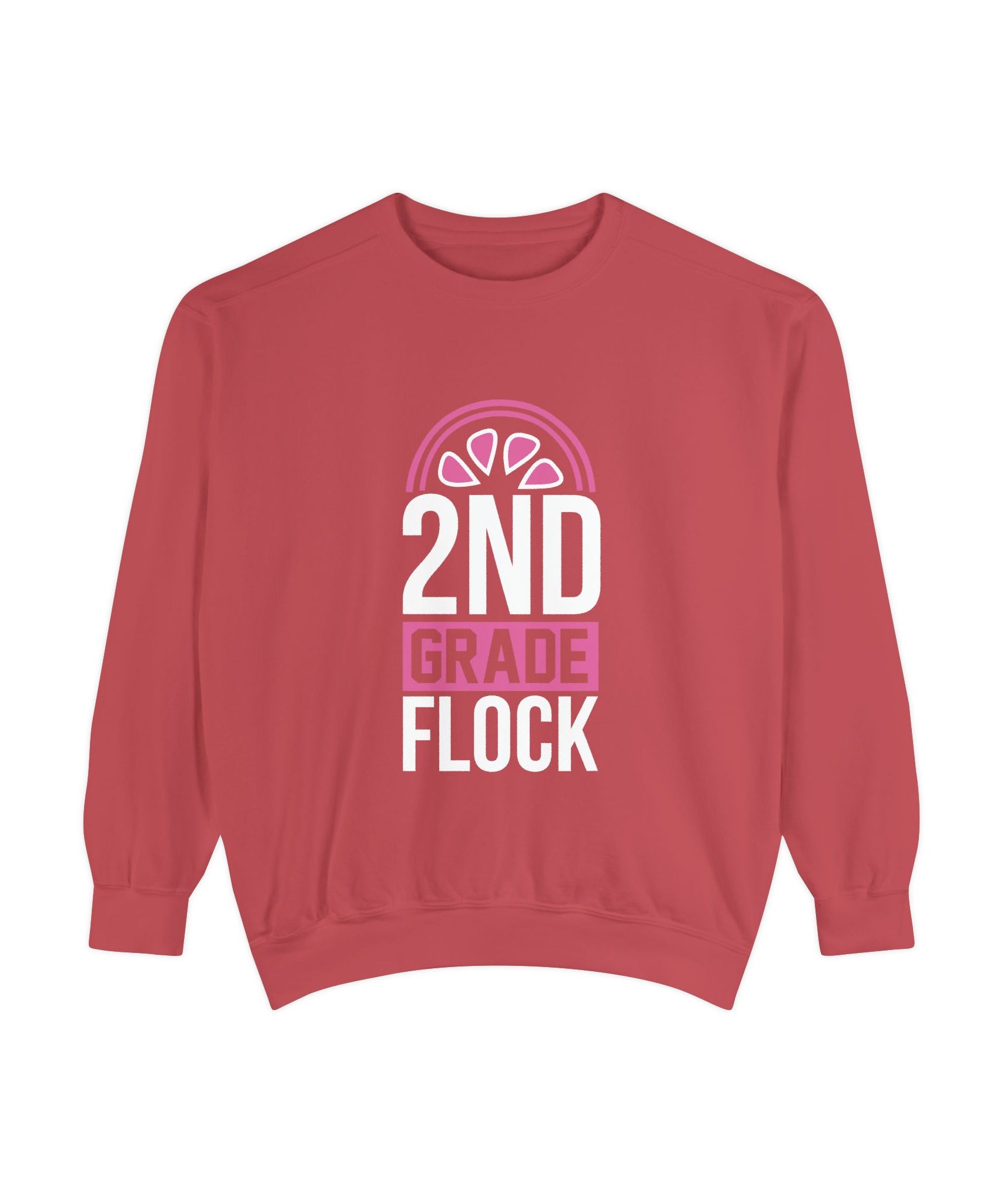 Unisex 2nd Grade Flock Sweatshirt | Perfect for Teachers, Back to School, Classroom, Gift for Kids, Cozy Style