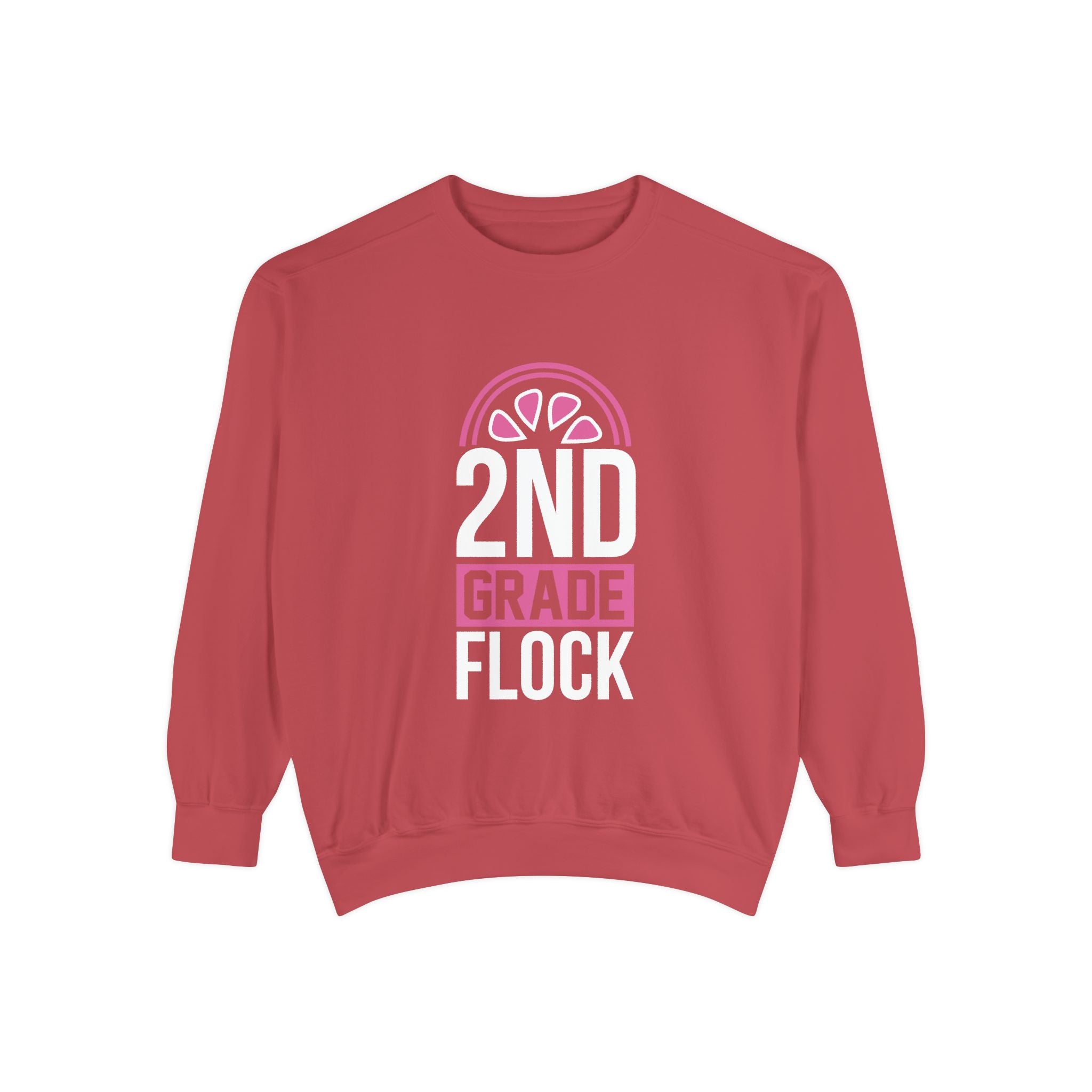 Unisex 2nd Grade Flock Sweatshirt | Perfect for Teachers, Back to School, Classroom, Gift for Kids, Cozy Style