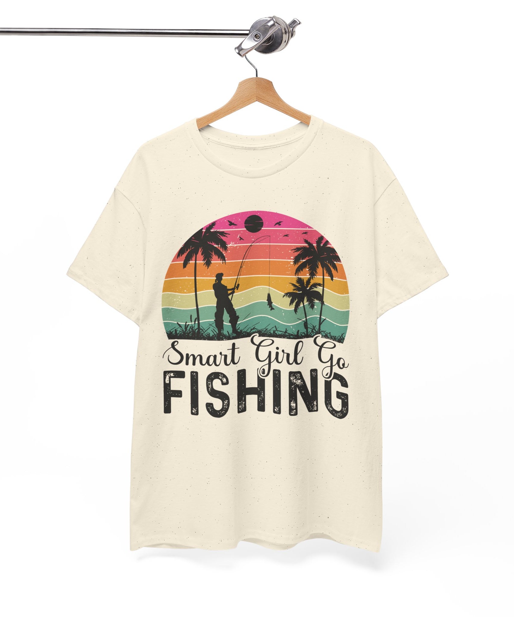 Retro Fisherwoman Graphic Shirt | Gallory Hive