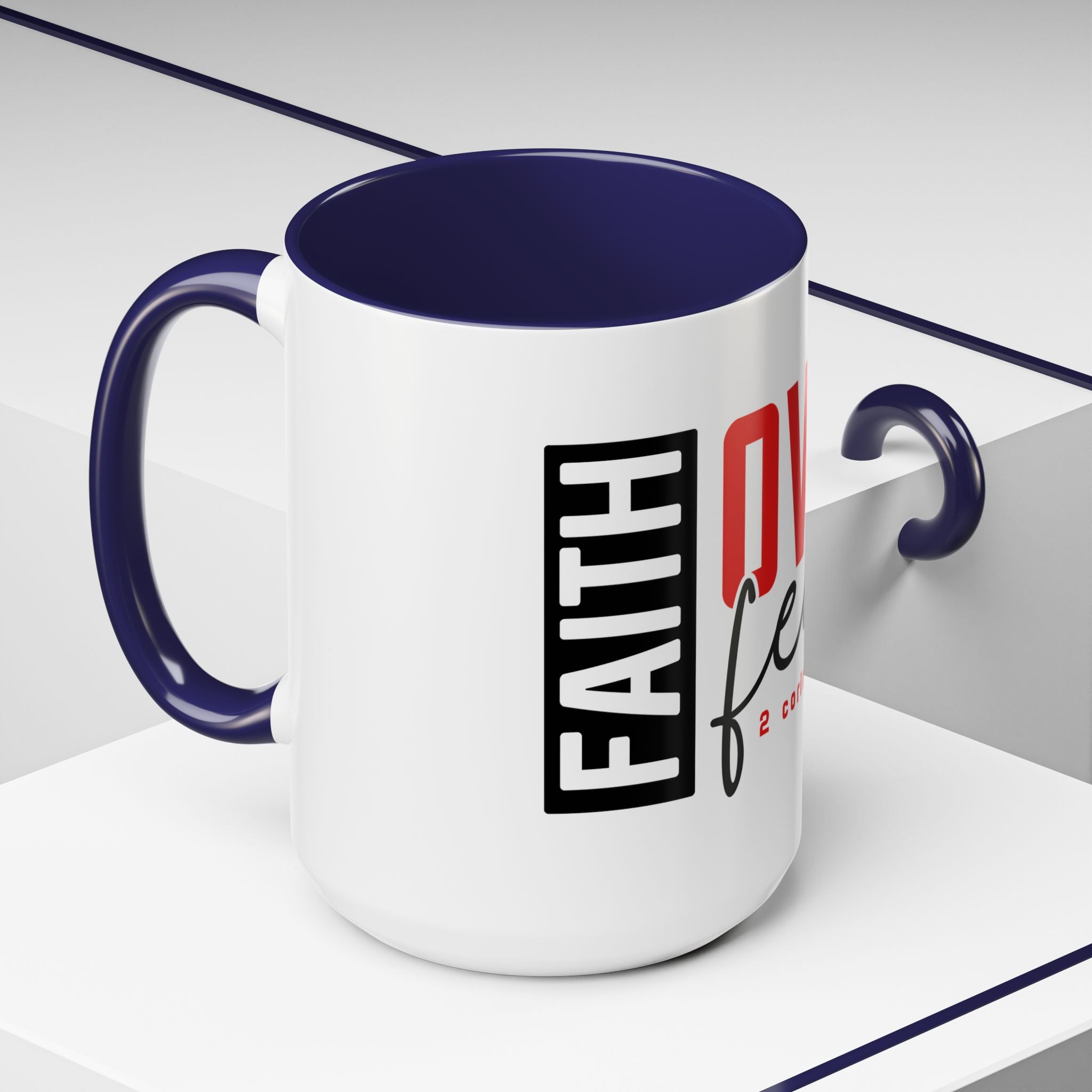Faith Scripture Accent Coffee Mug | Gallory Hive