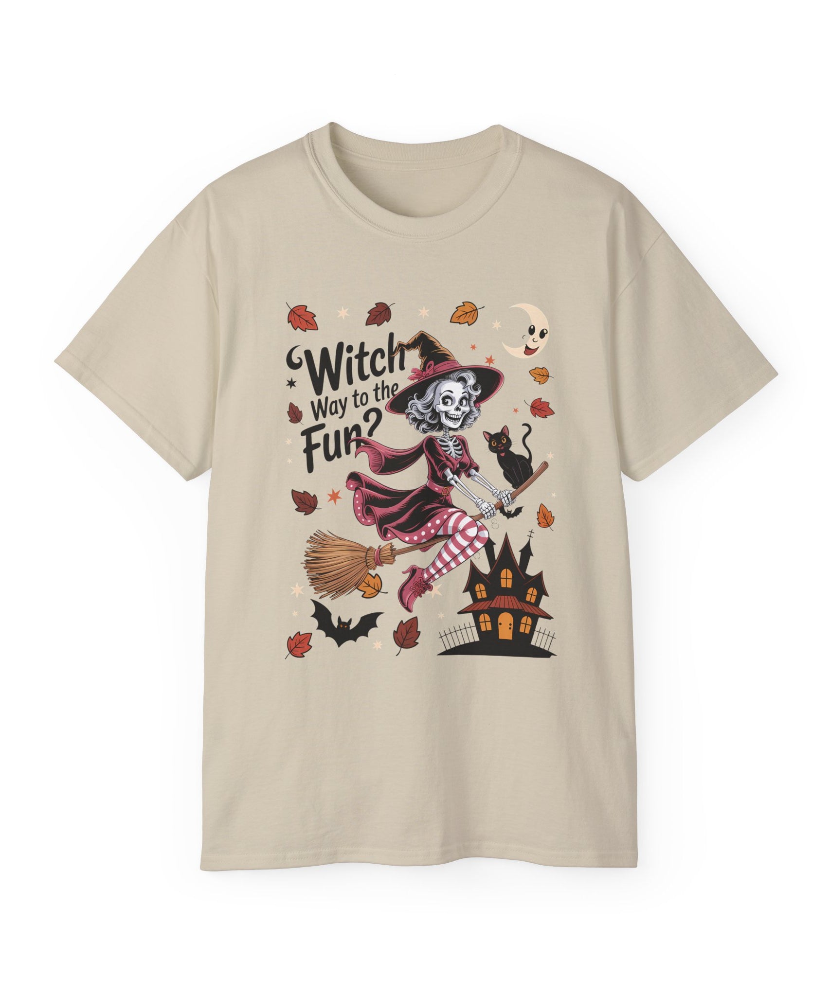 Spooky Cute Witch Ride Halloween Shirt | Gallory Hive
