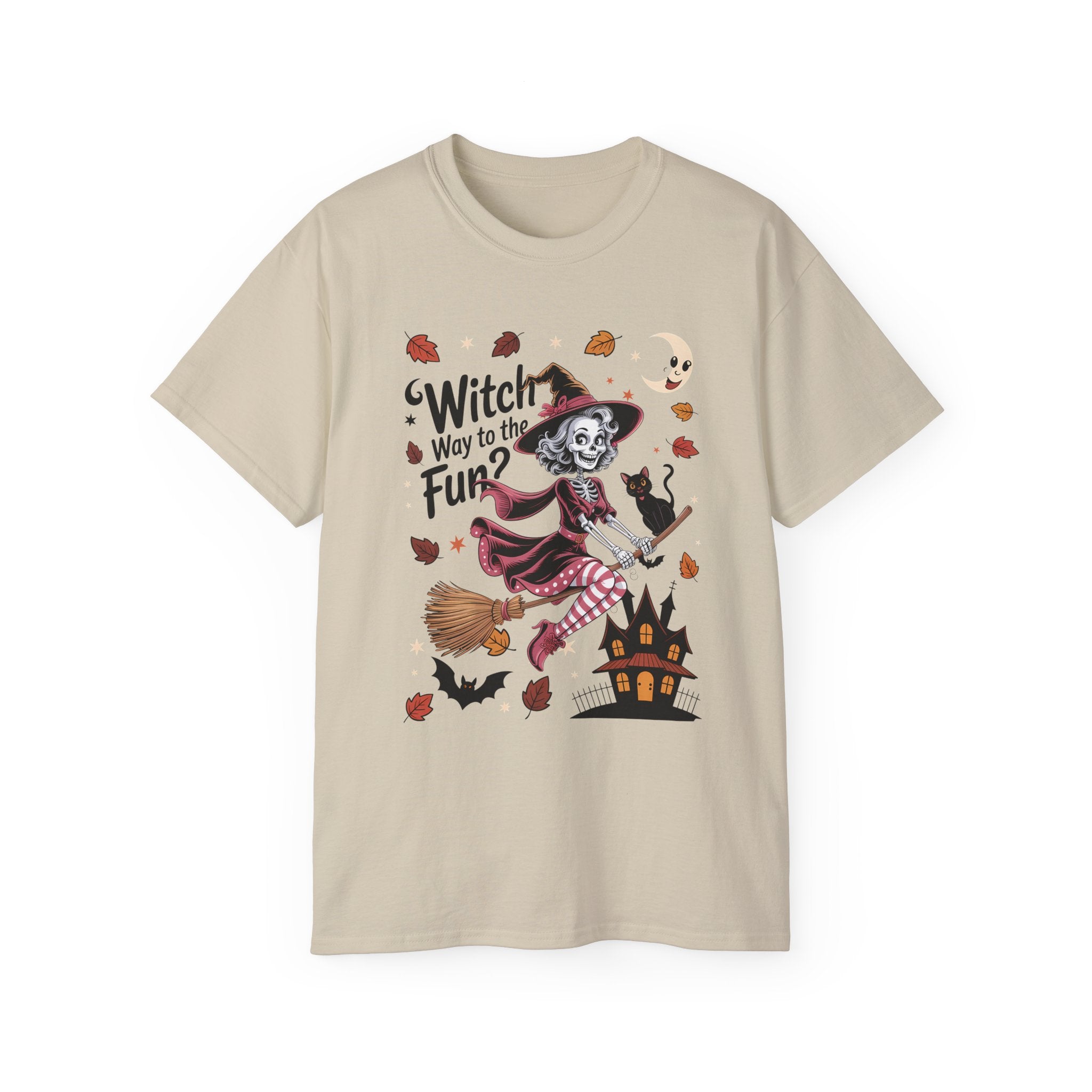 Spooky Cute Witch Ride Halloween Shirt | Gallory Hive