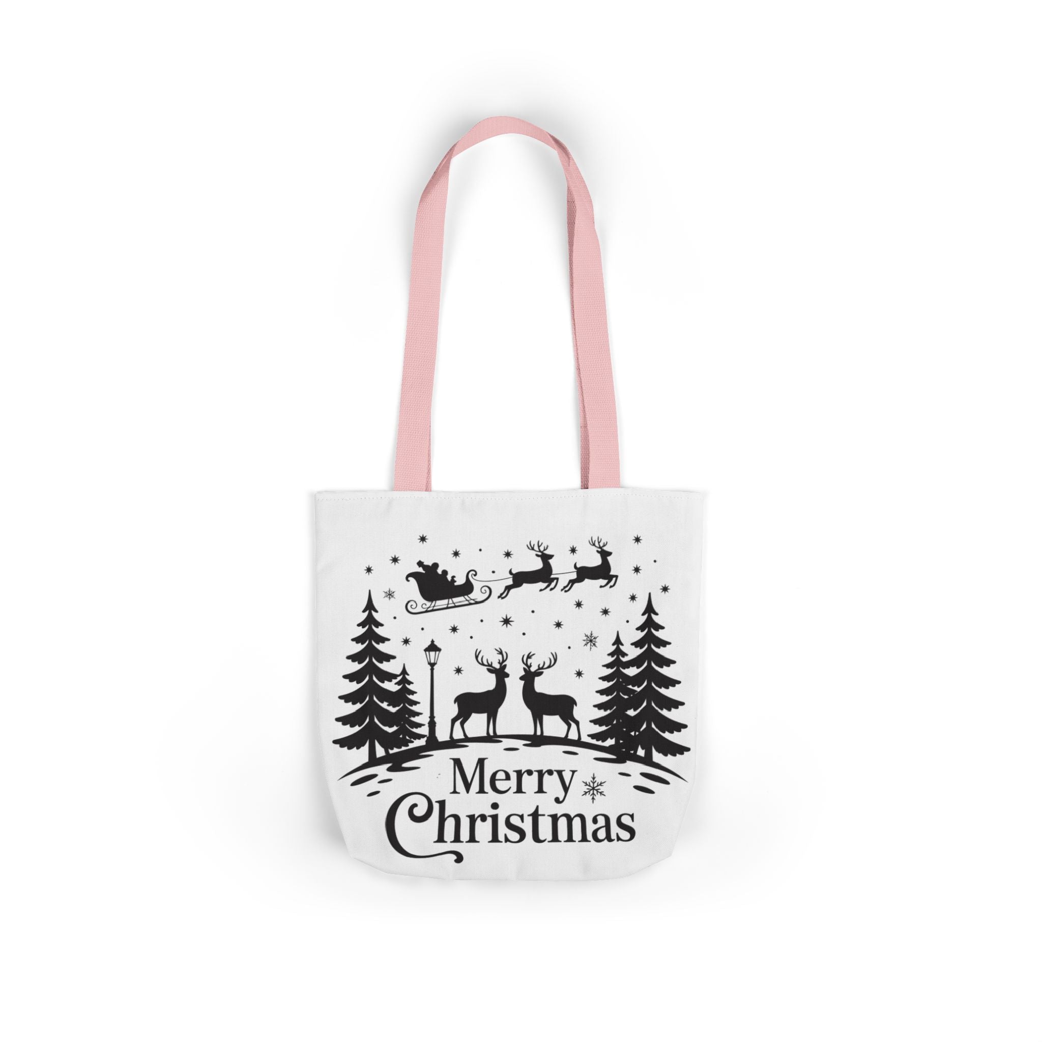Merry Christmas Reindeer & Palm Trees Tote Bag
