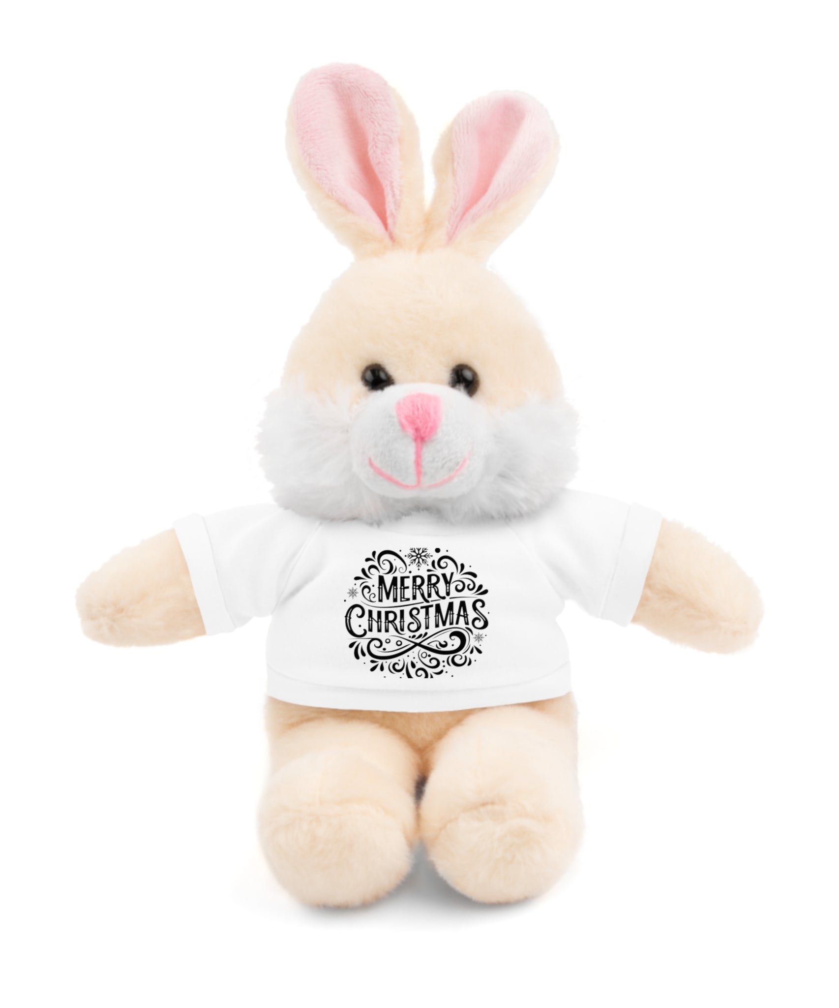 Festive Merry Christmas Stuffed Bunny | Gallory Hive