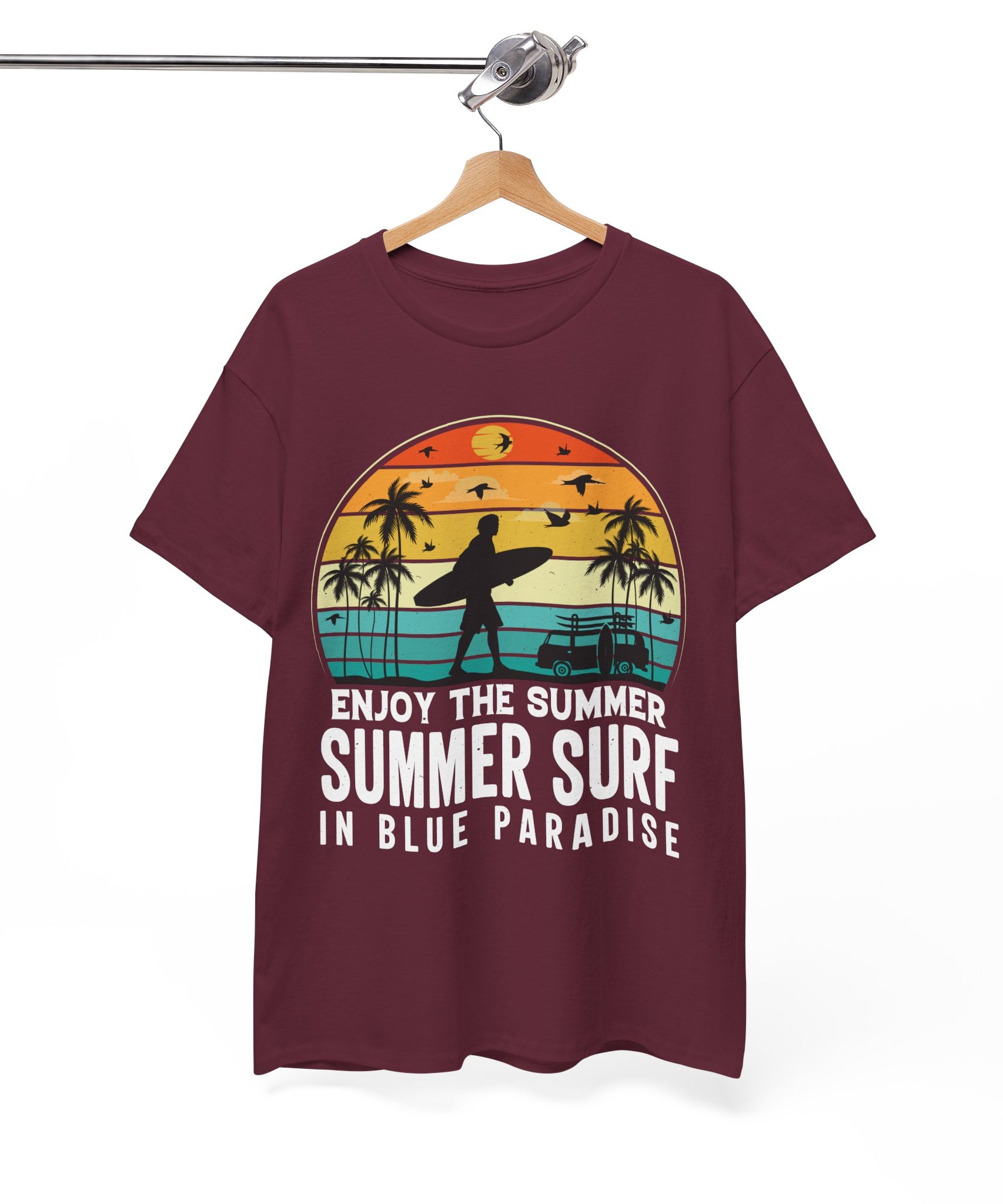 Summer Surf Van Sunset Shirt