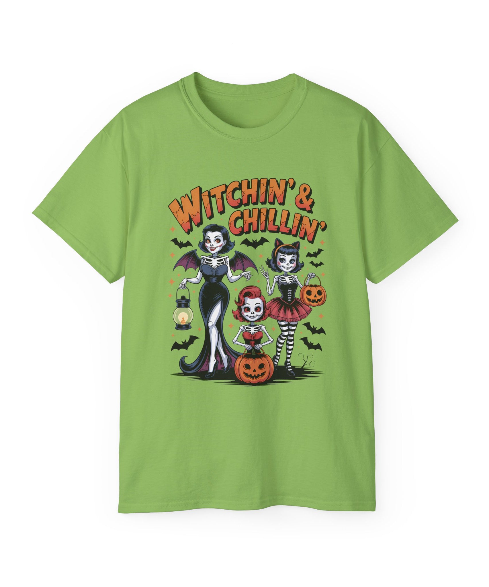 Retro Spooky Girls Halloween Tee