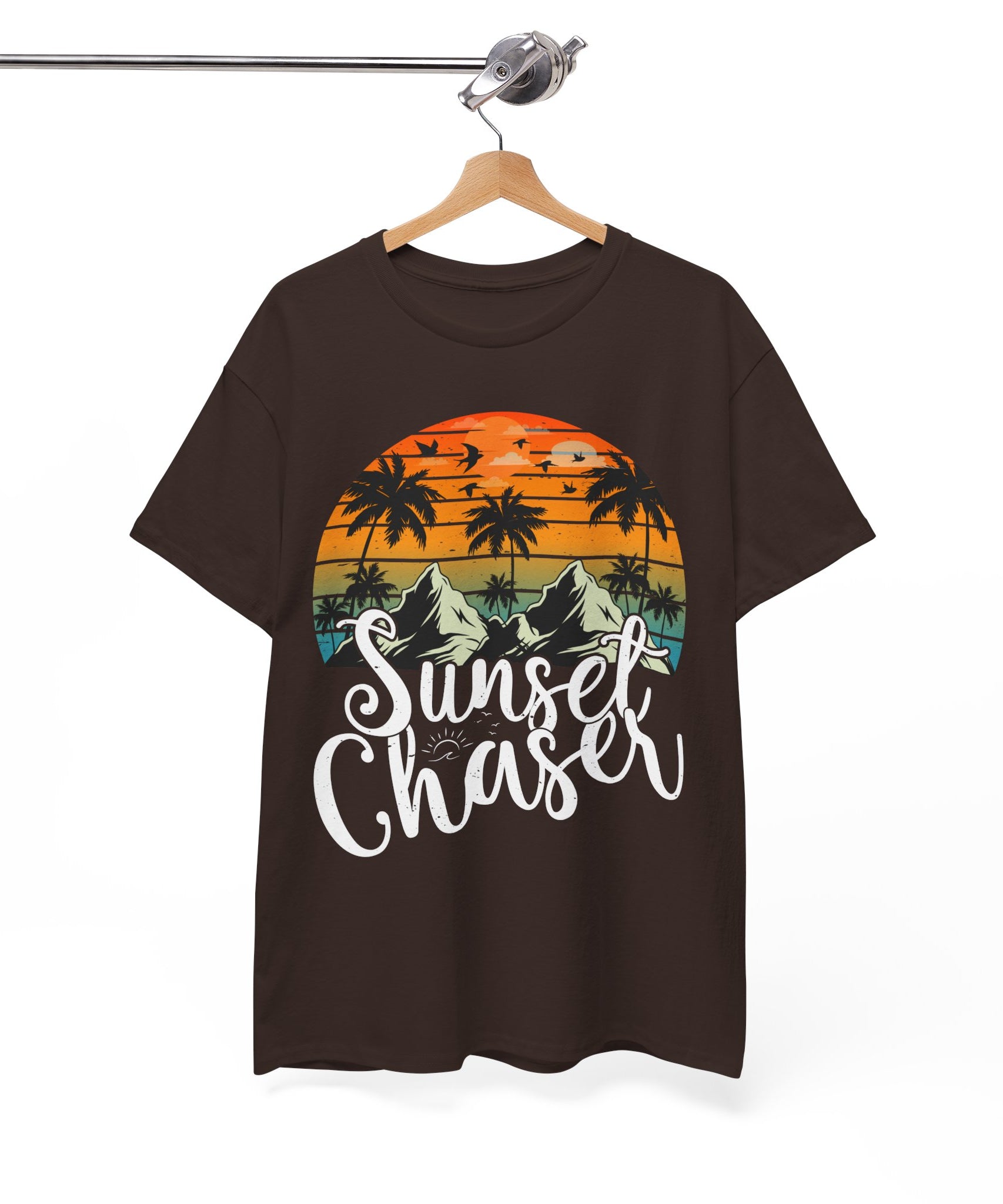Sunset Surf Tee – Tropical & Mountain Vibes