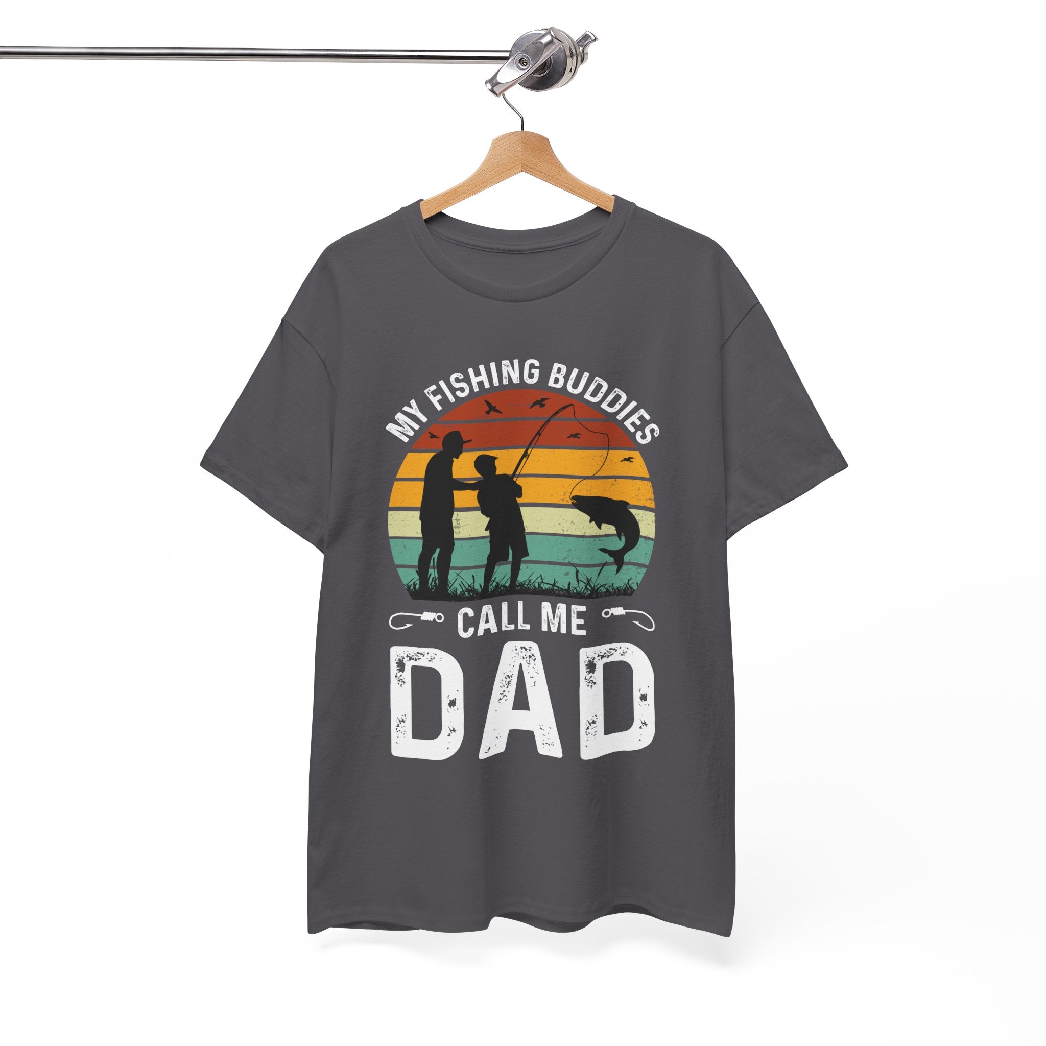 Vintage Dad & Kid Fishing Shirt