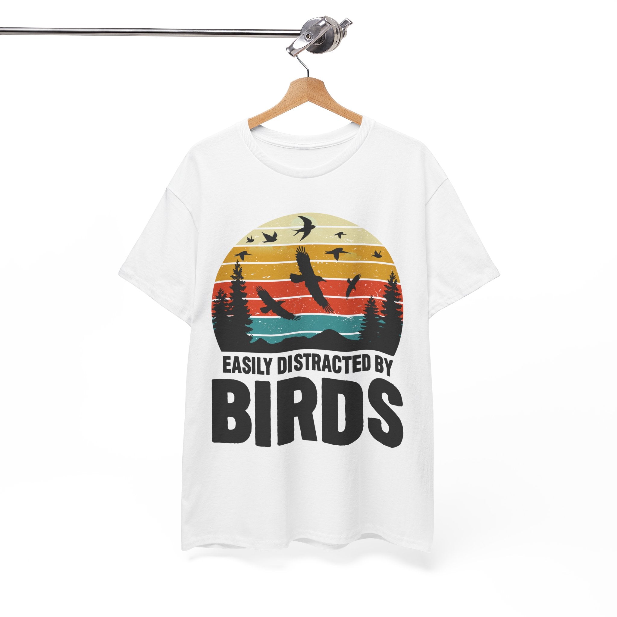 Retro Birds Lover Tee - Distracted Design | Gallory Hive