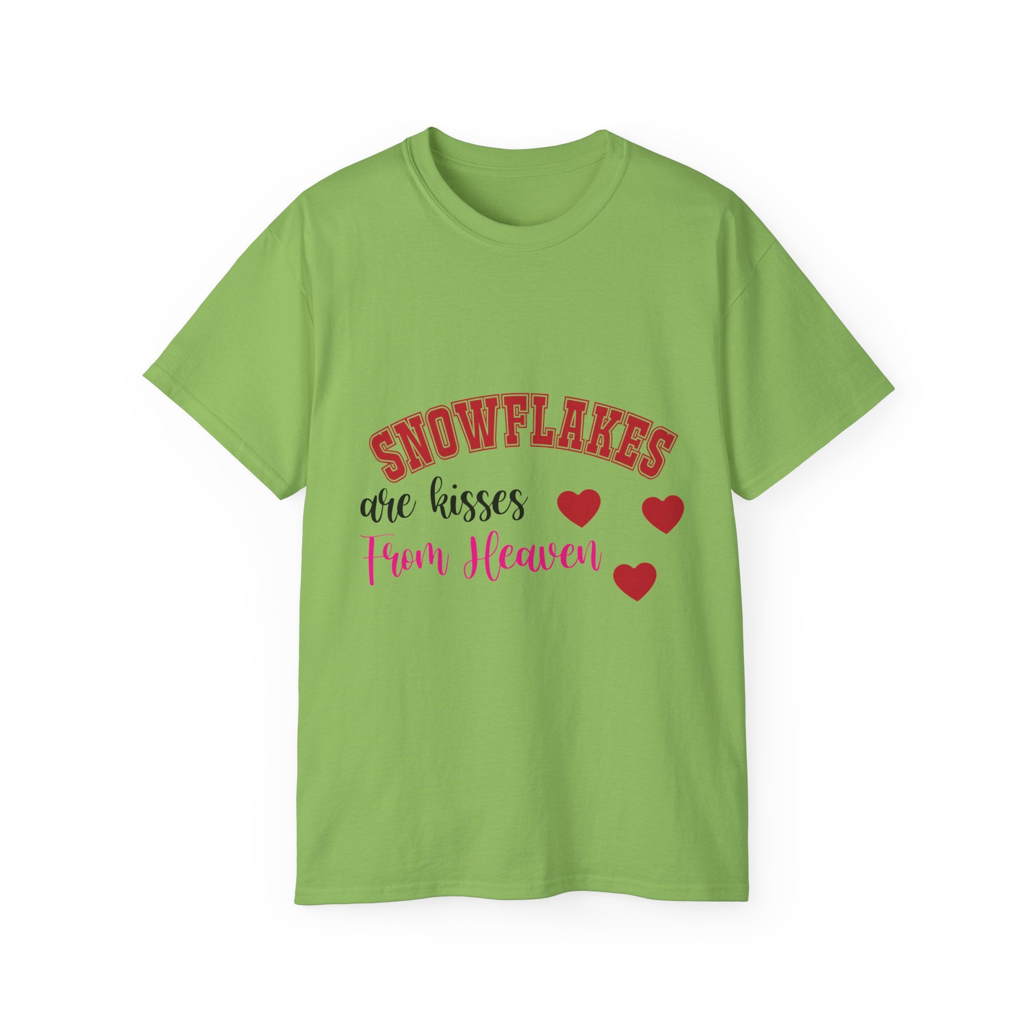 Snowflakes & Hearts Christmas T-Shirt | Gallory Hive