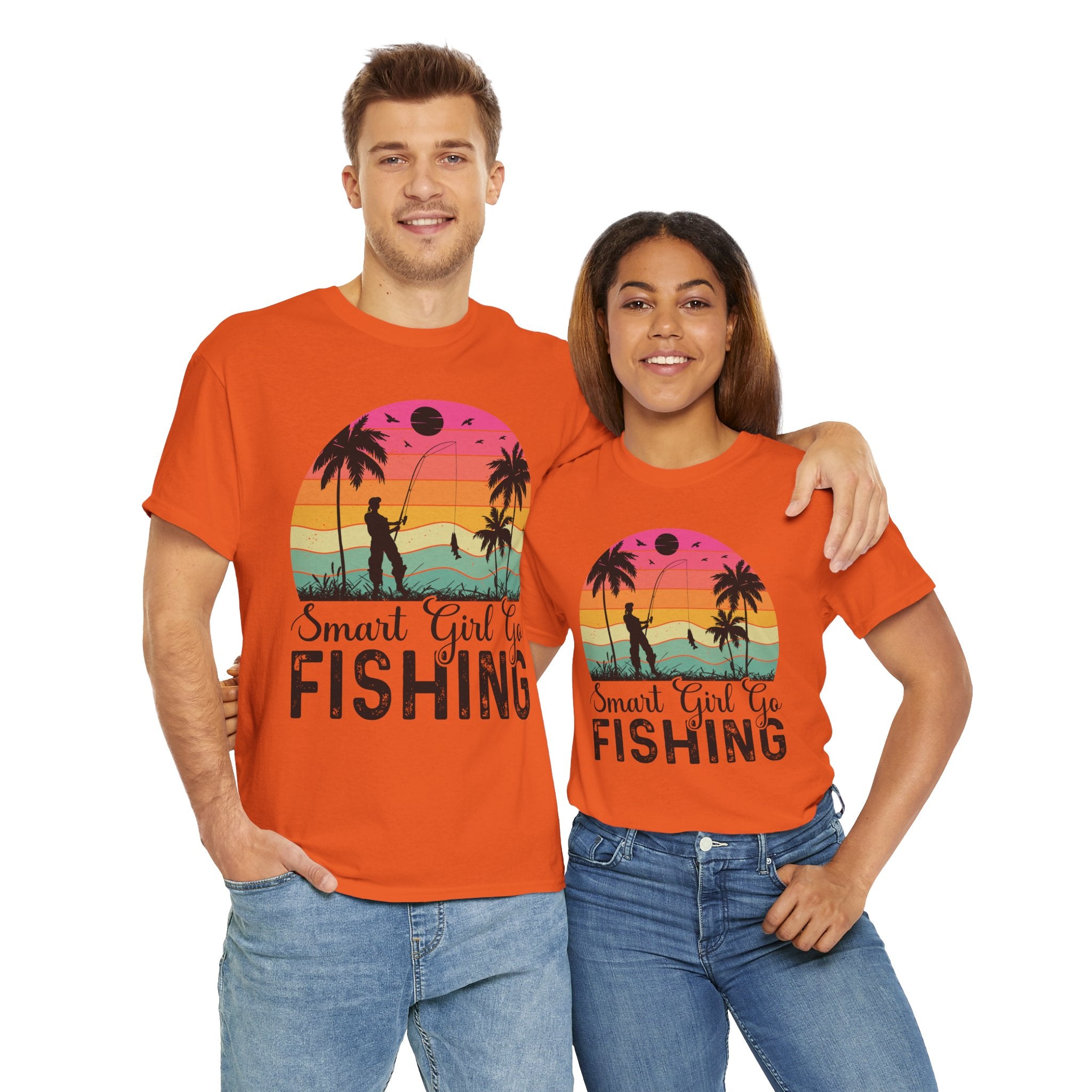 Retro Fisherwoman Graphic Shirt