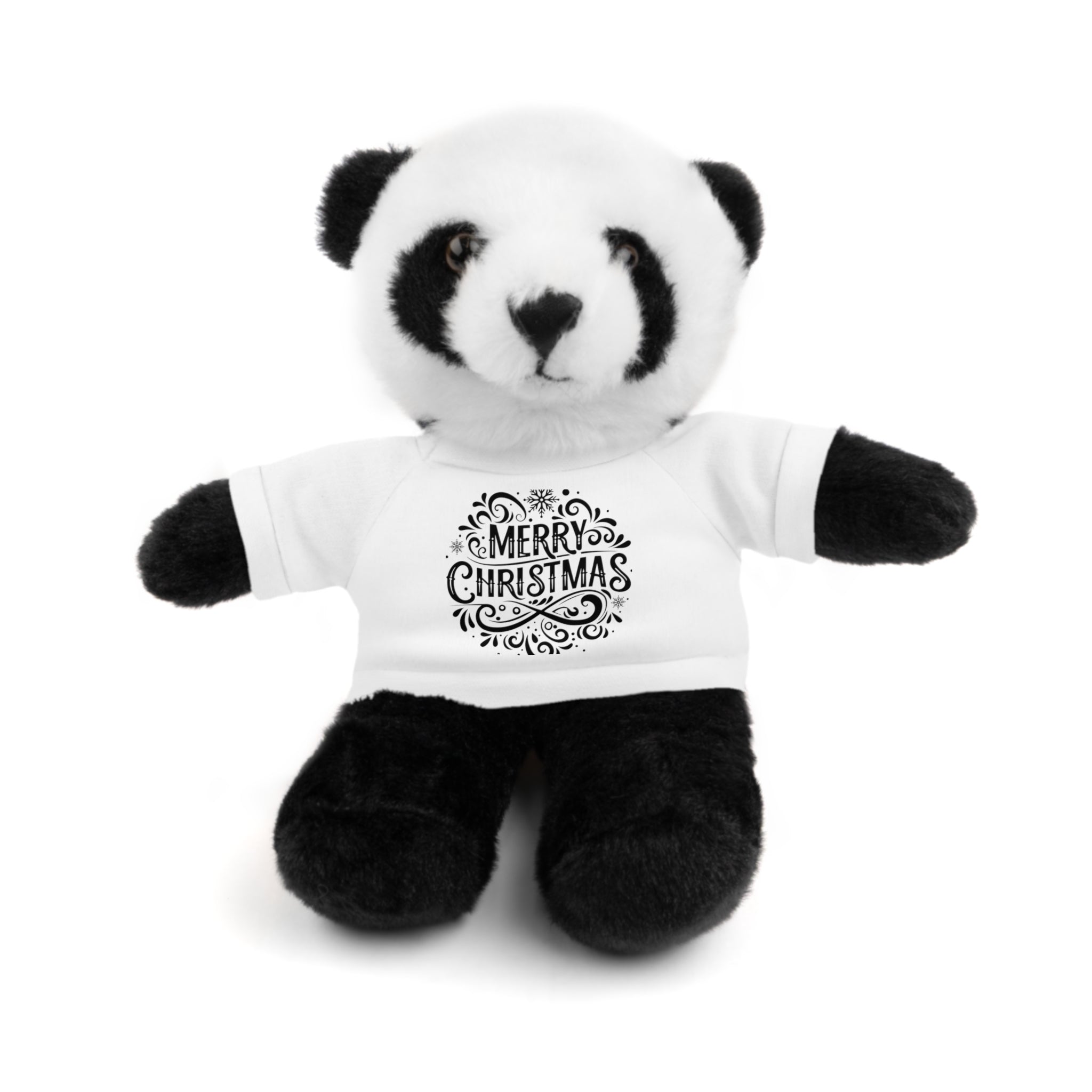 Festive Merry Christmas Stuffed Panda | Gallory Hive