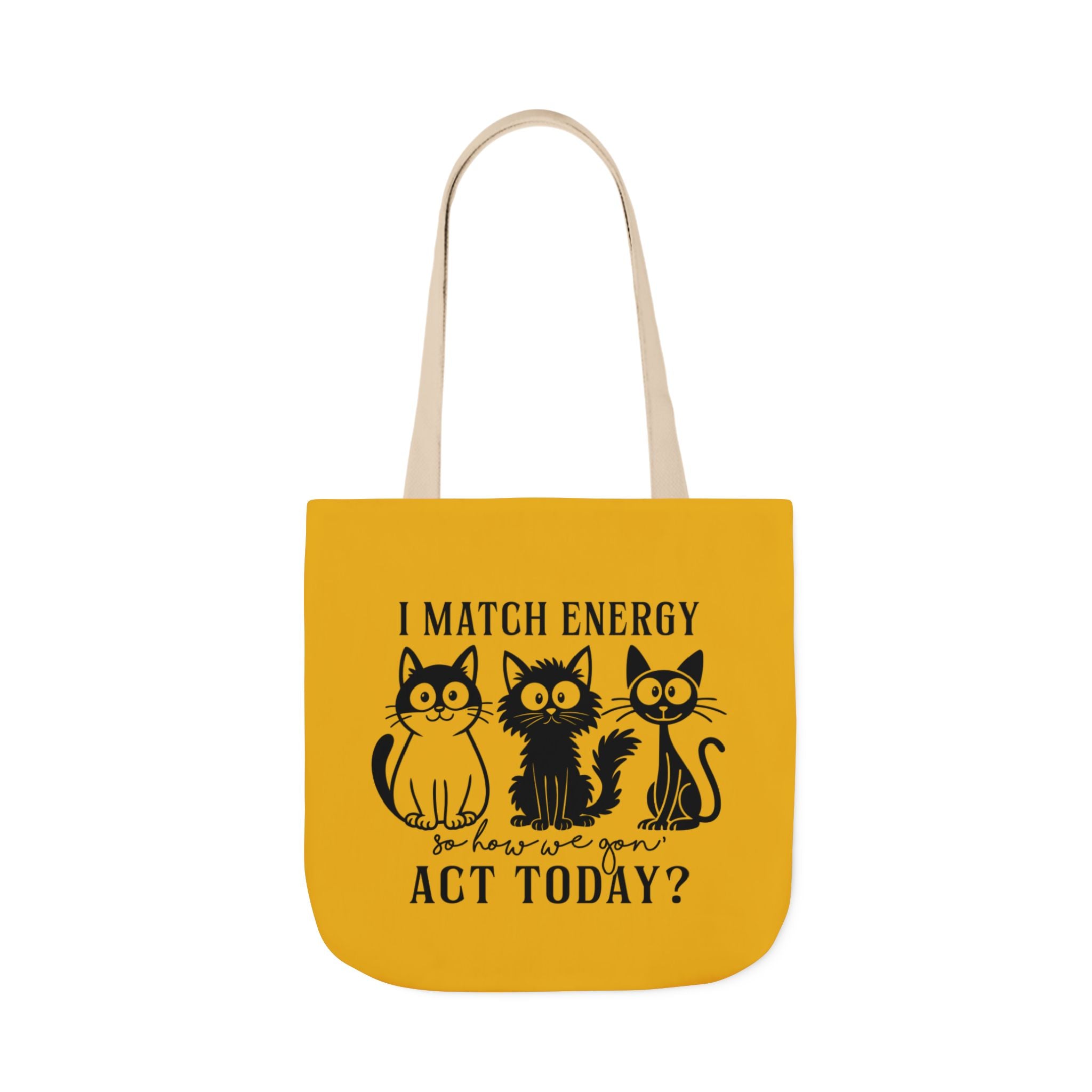 Cute Yellow Canvas Tote – Reusable Bag