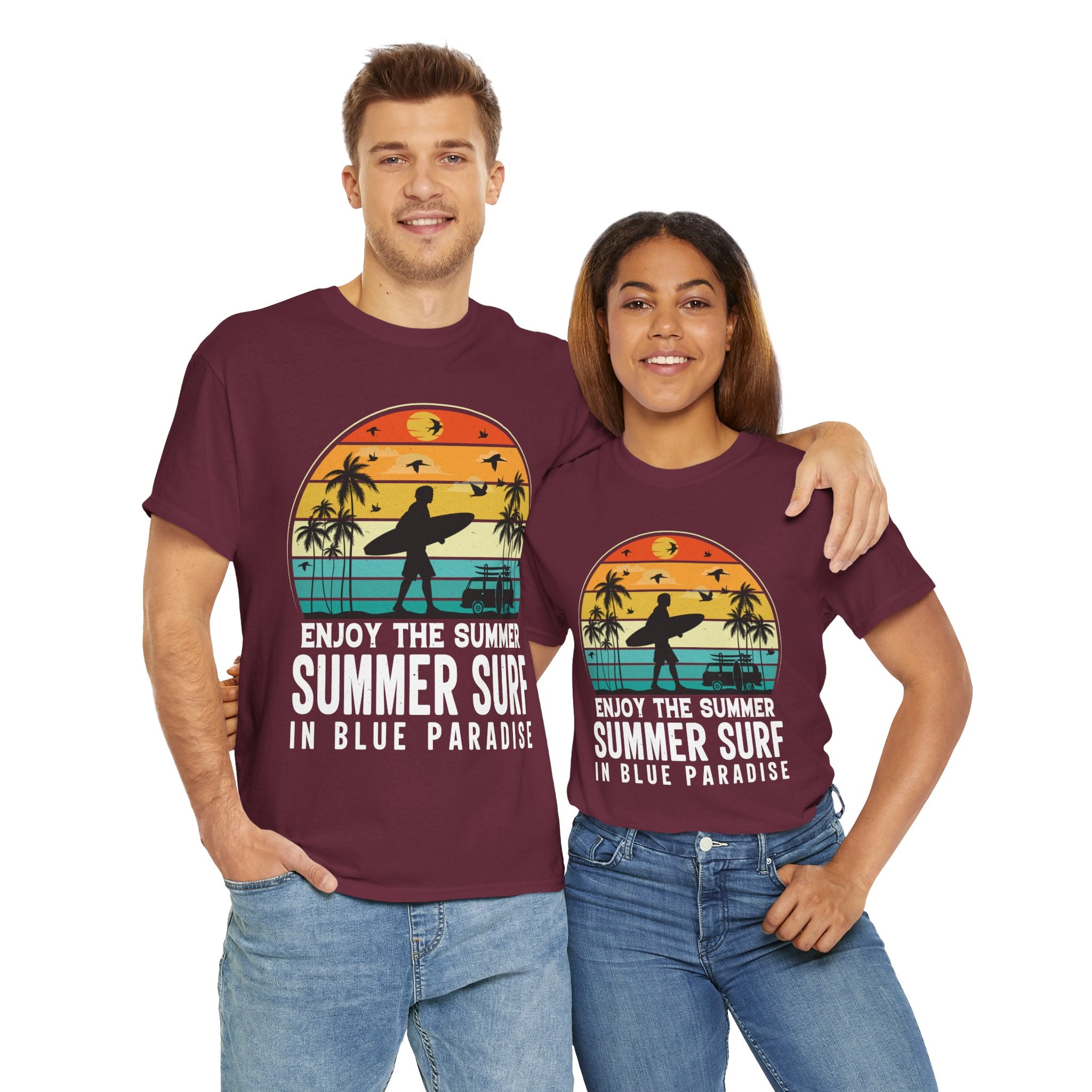 Summer Surf Van Sunset Shirt