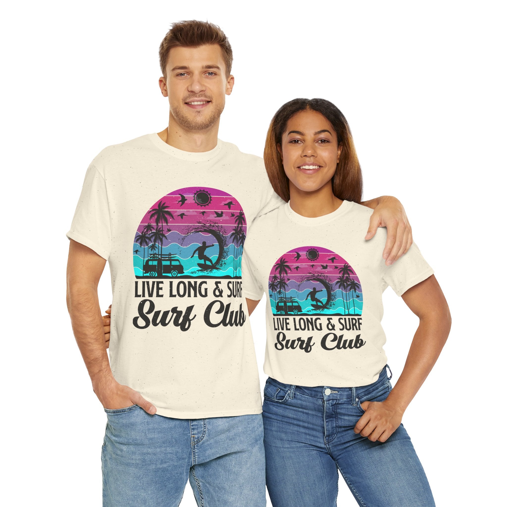 Surf Club Beach Sunset T-Shirt