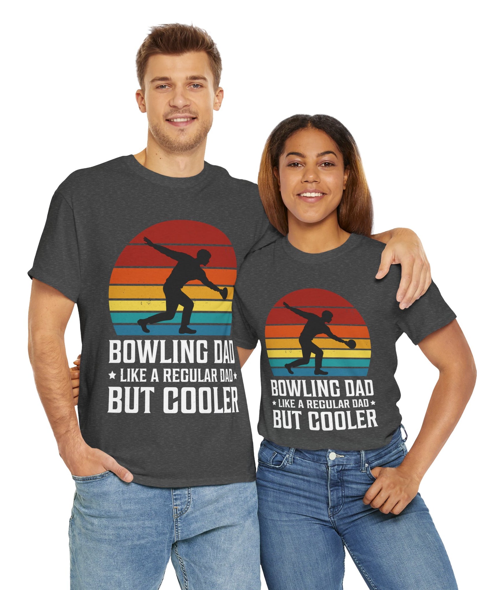 Retro Bowling Dad Tee - Unique Father's Day Gift