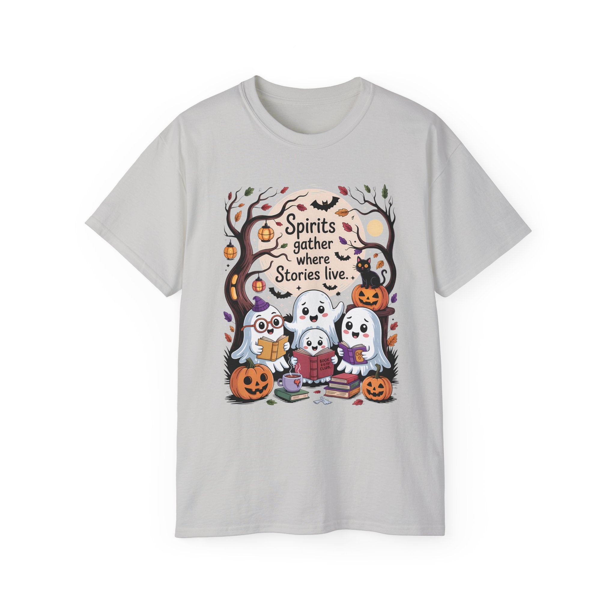 Halloween Ghost Book Club Tee