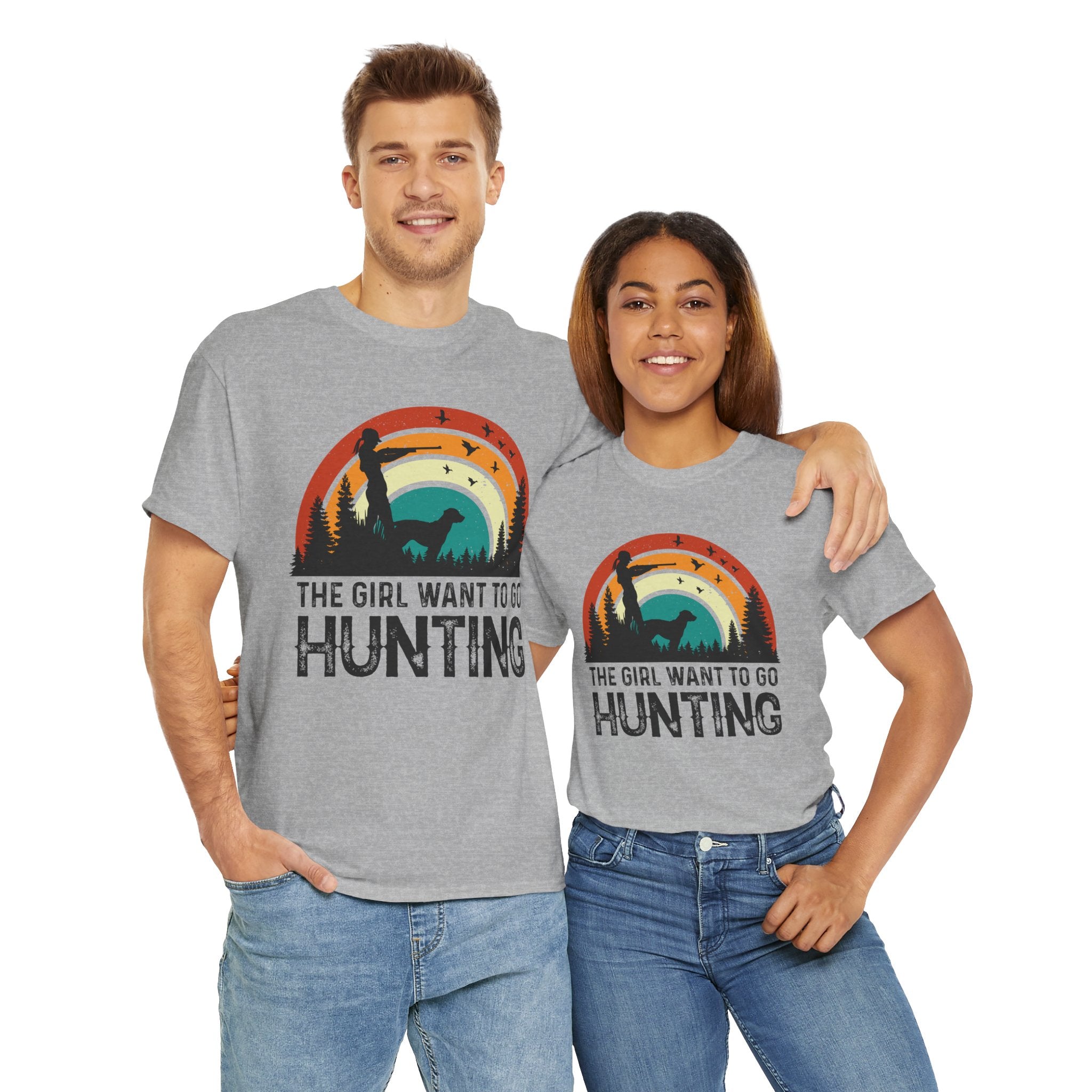 Retro Hunter Shirt – Birds & Pines