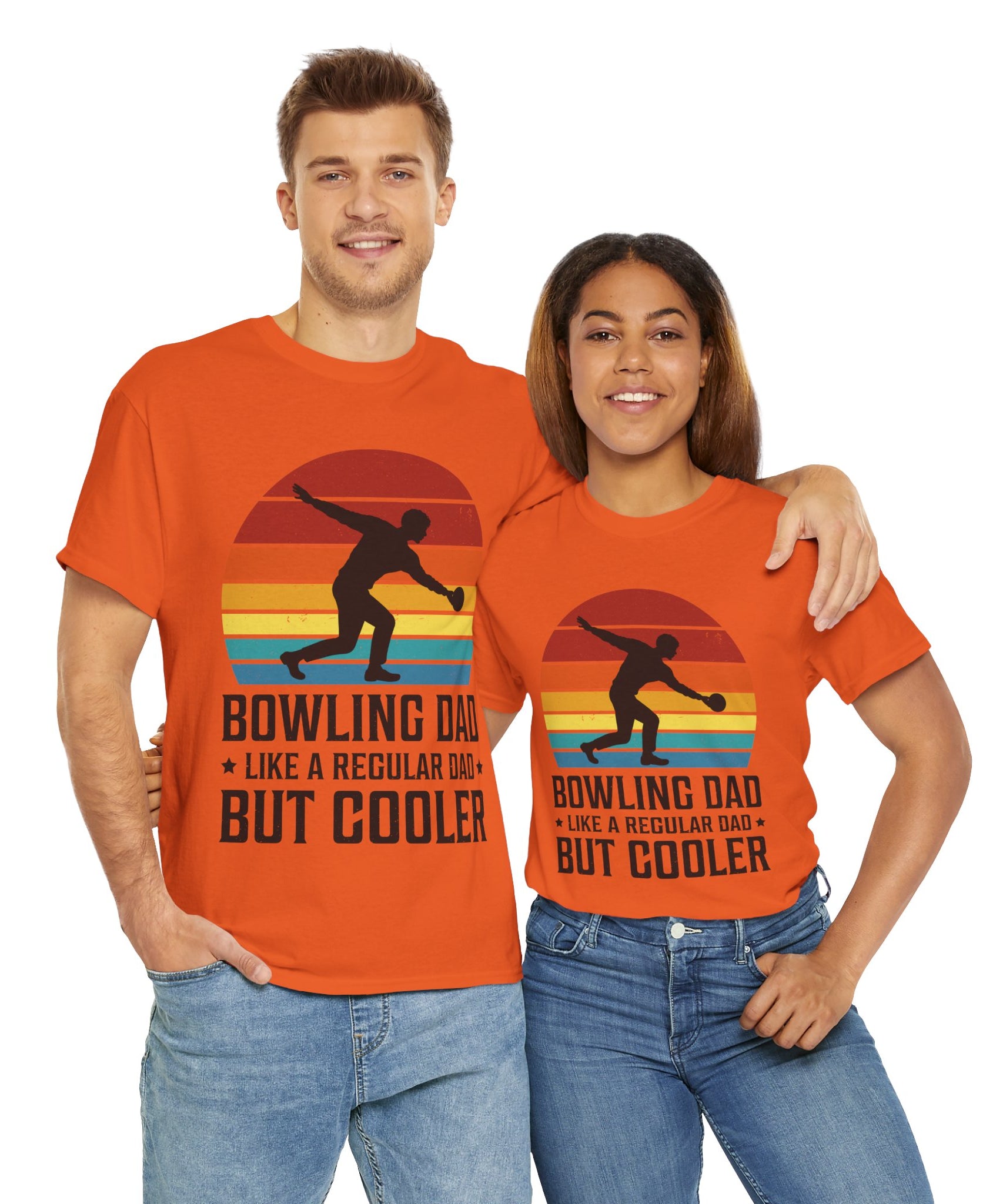 Retro Bowling Dad Tee - Unique Father's Day Gift