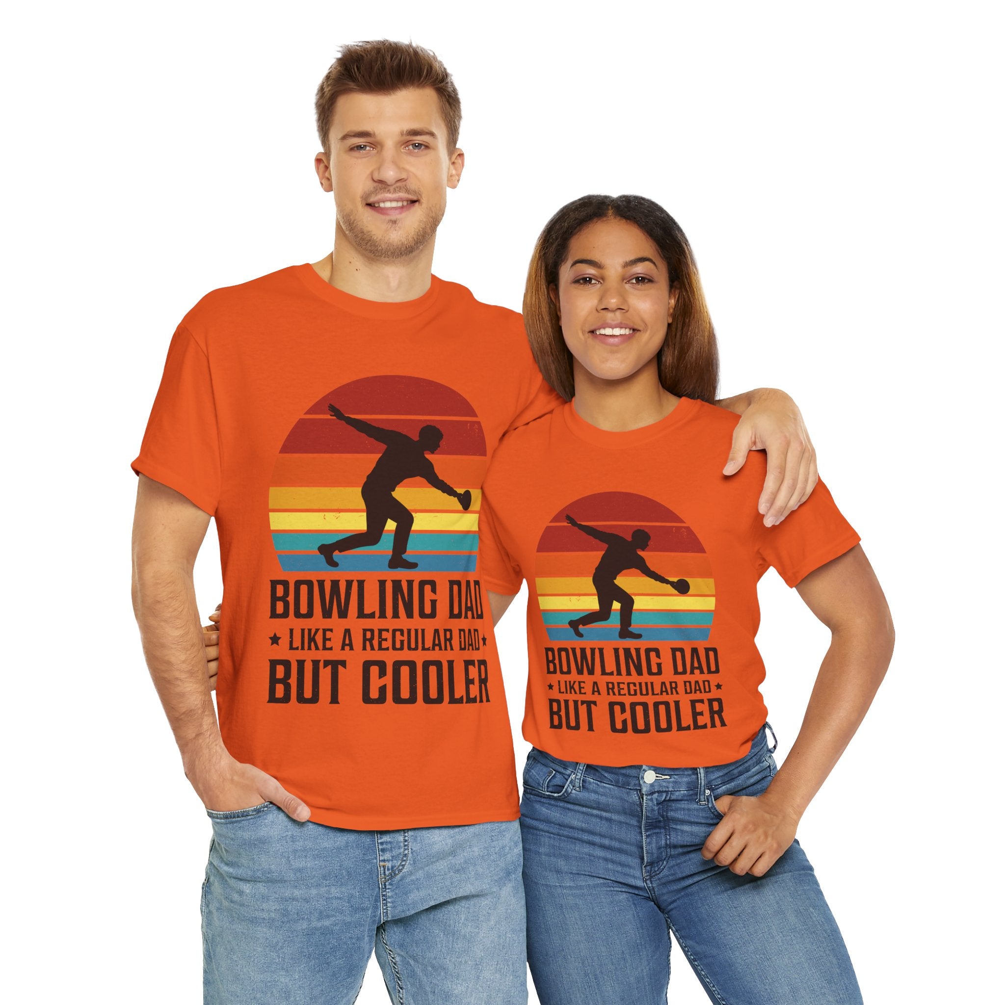 Retro Bowling Dad Tee - Unique Father's Day Gift