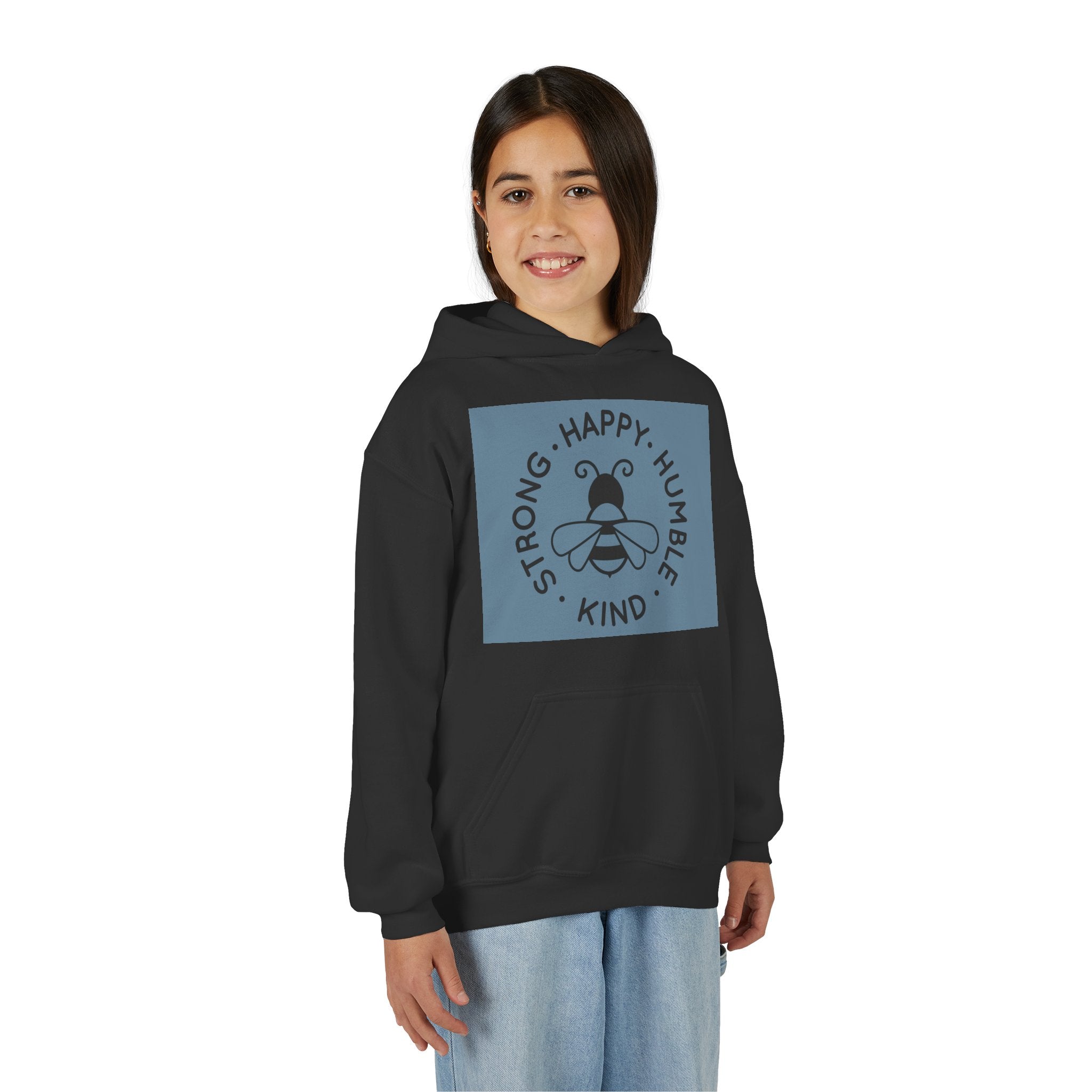 Unisex Kid's "Strong Happy Humble Kind" Hoodie