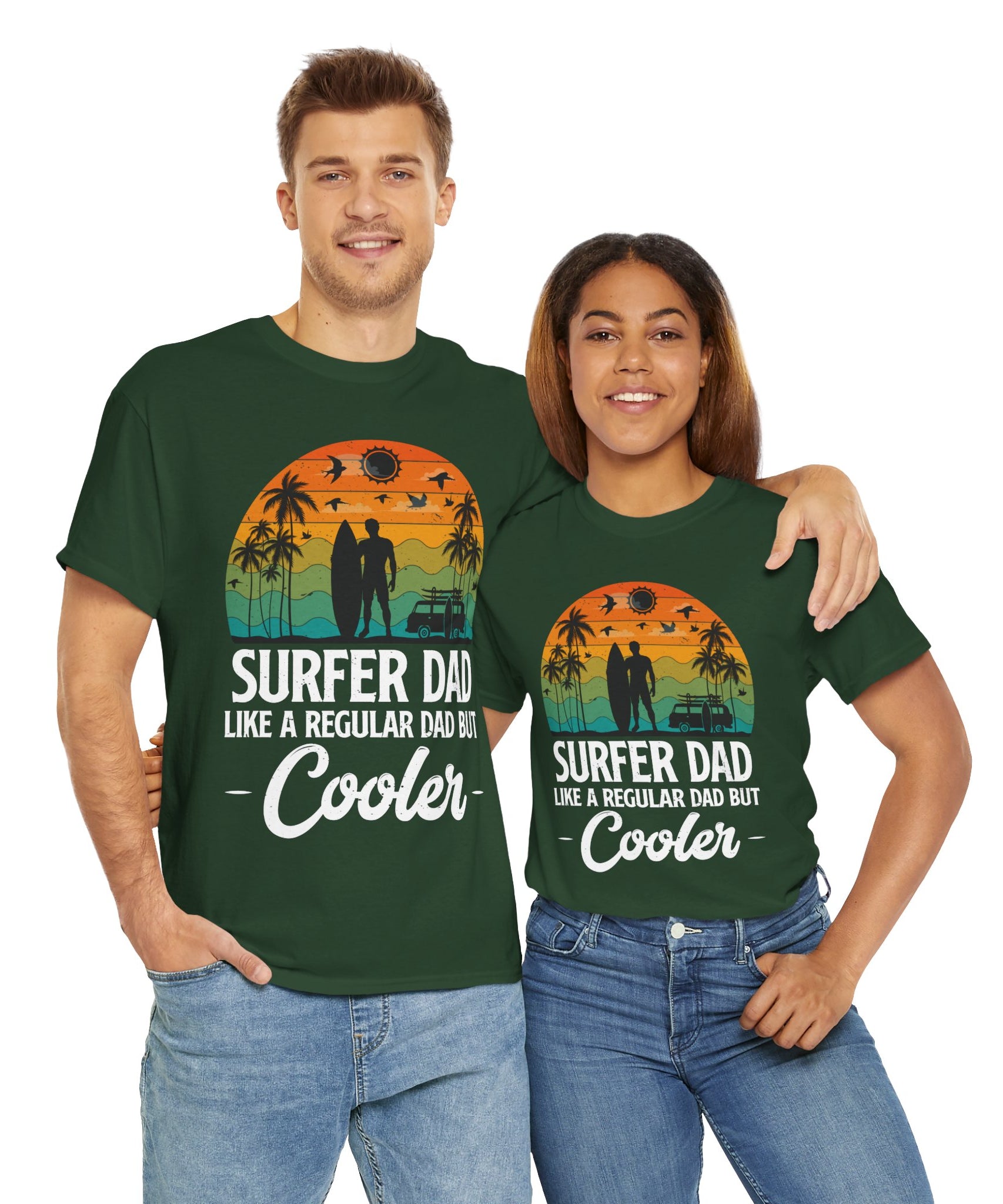 Vintage Surf Van & Palm Tree T-Shirt